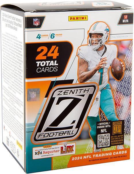 2024 Panini Zenith Football Trading Cards Blaster Box