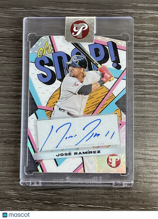 2023 Topps Pristine Jose Ramirez Oh-Snap Auto Sealed
