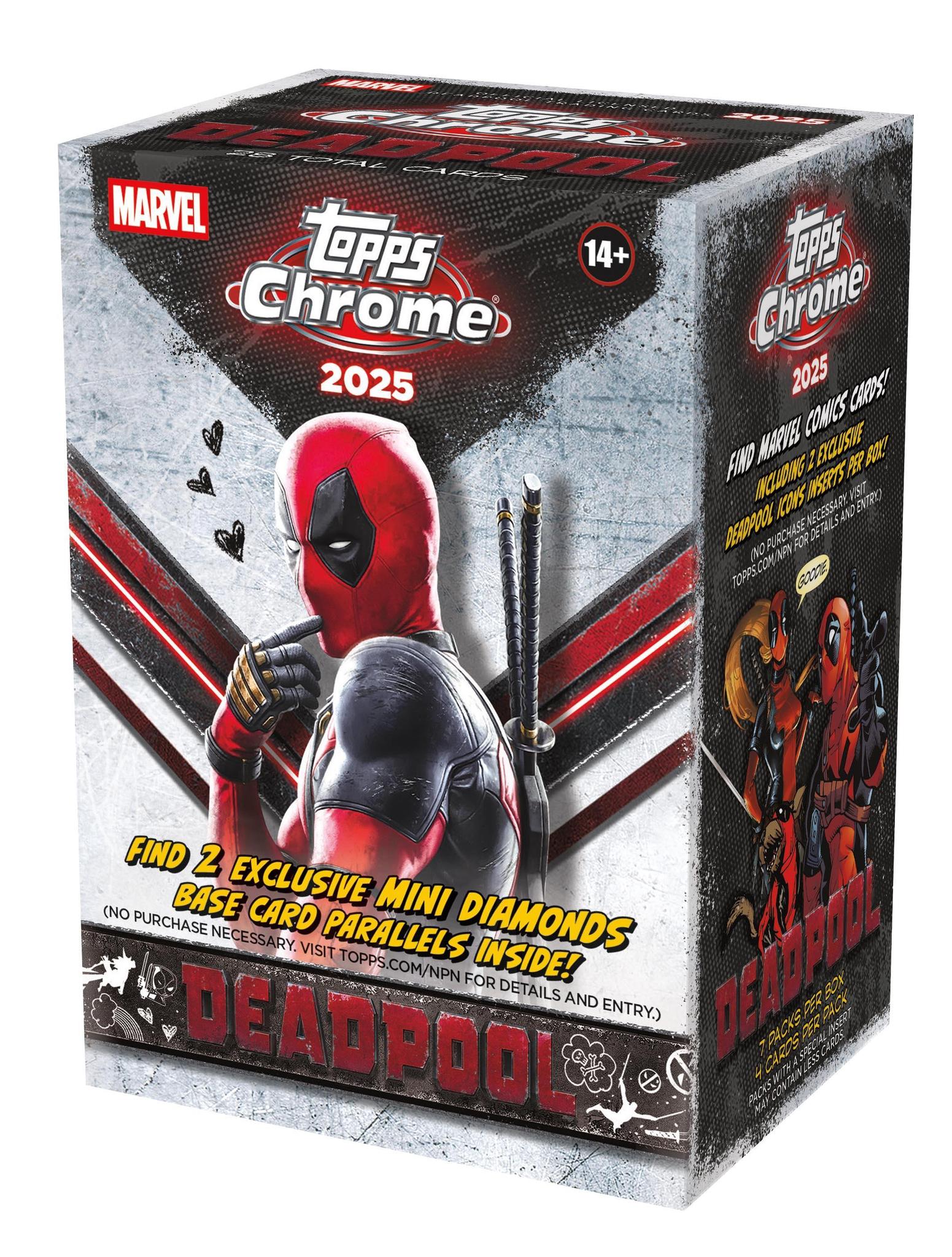 2025 Topps Marvel Chrome Deadpool Value Box