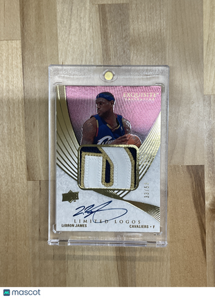 2007 Exquisite Limited Logos Lebron James Patch Auto /50