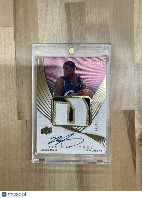 2007 Exquisite Limited Logos Lebron James Patch Auto /50