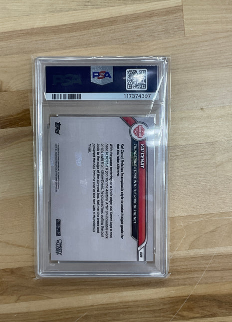 2025 Topps Now Sidemen Charity Match Kai Cenat Gold #006 PSA 10