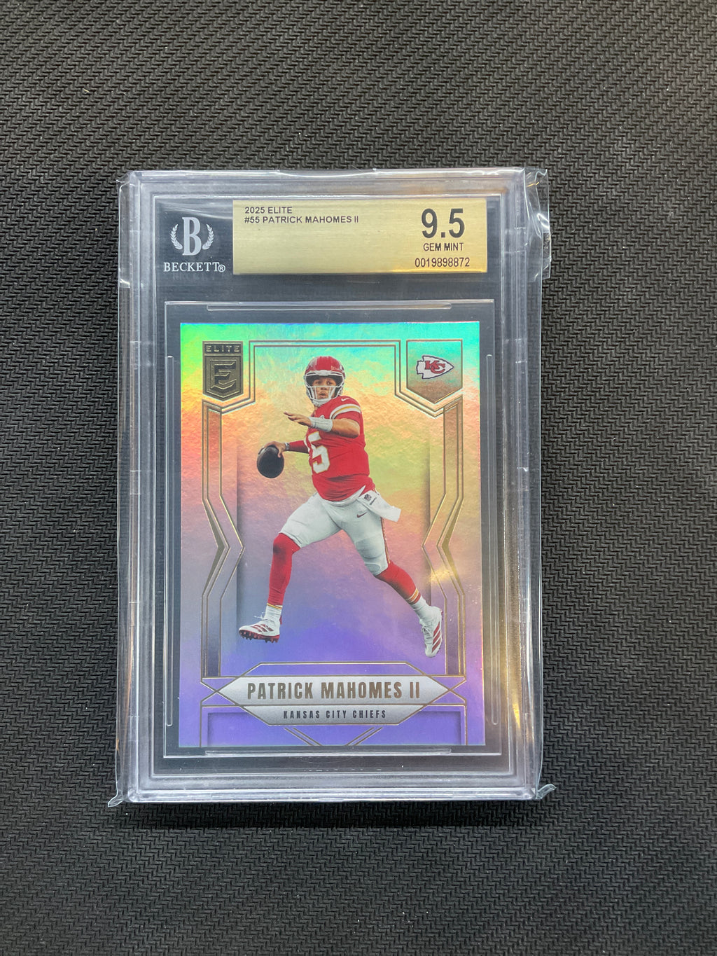 2025 Donruss Elite Patrick Mahomes II BGS 9.5 Cheifs