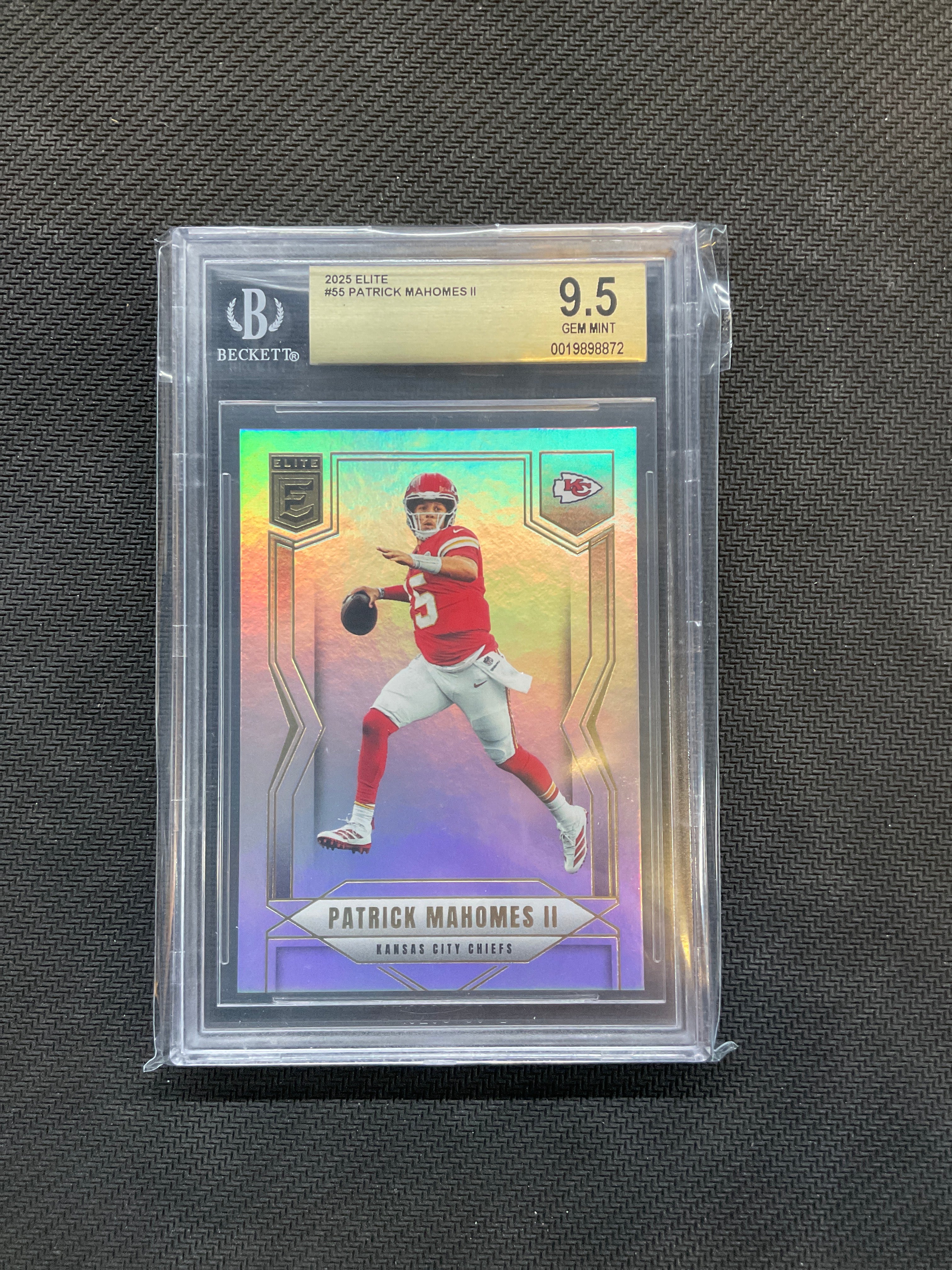 2025 Donruss Elite Patrick Mahomes II BGS 9.5 Cheifs