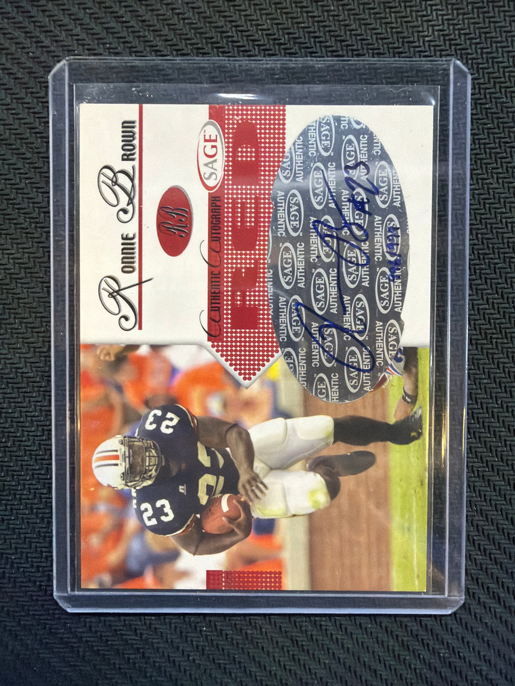 2005 Sage Ronnie Brown Rookie Auto /999 Auburn