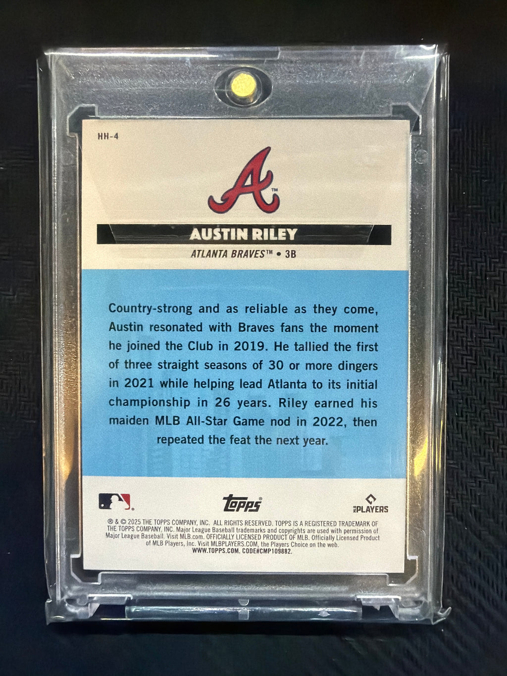 2025 Topps All-Star Austin Riley Red /5 Braves