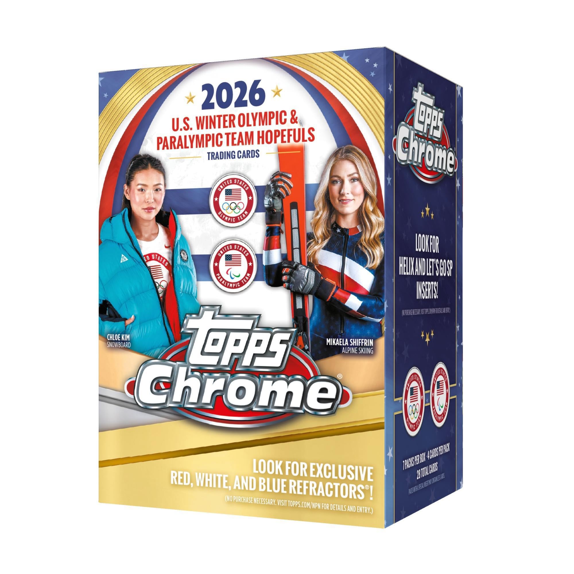 2026 Topps U.S. Olympic & Paralympic Team Hopefuls Blaster Value Box