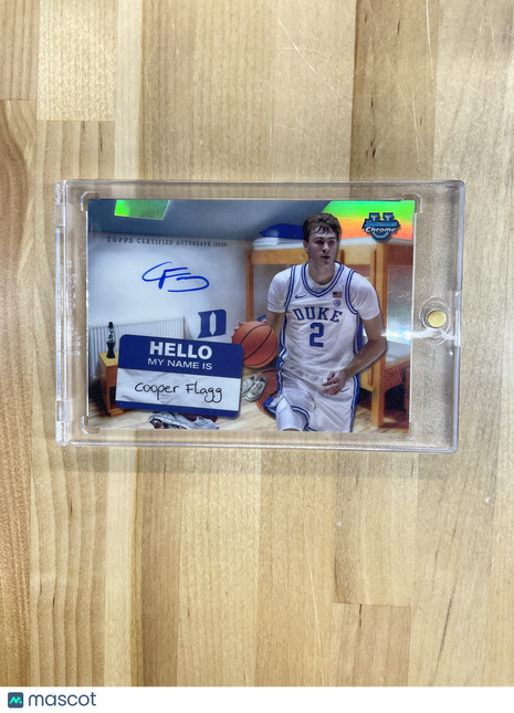 2024/25 Bowman U Cooper Flagg Campus Dorms Auto Rookie
