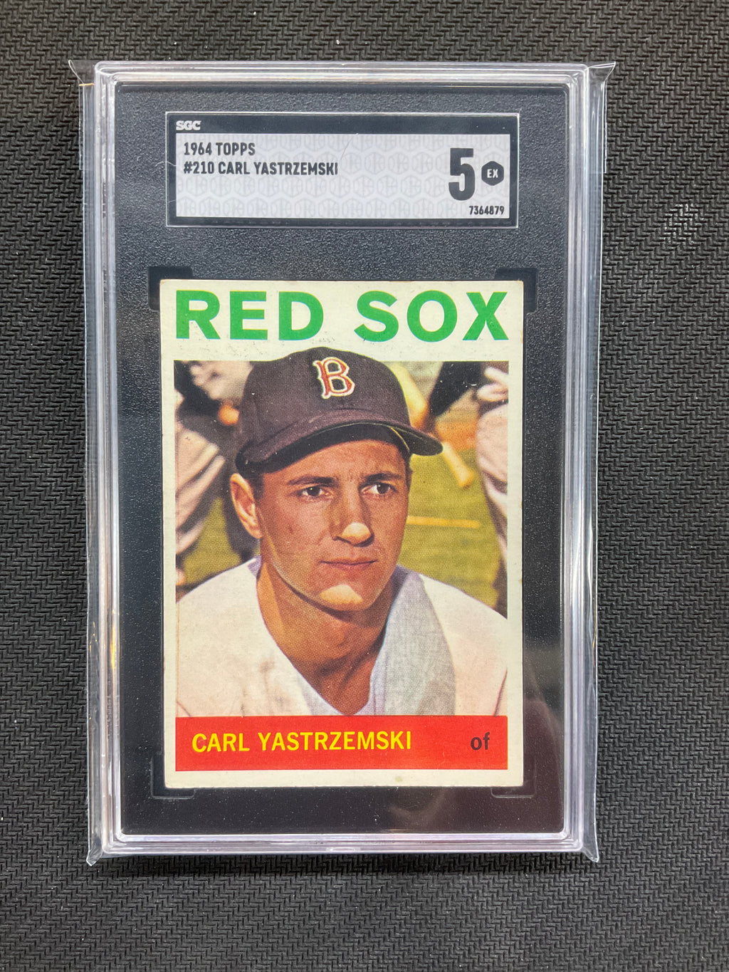 1964 Topps Carl Yastrzemski #210 SGC 5 Red Sox