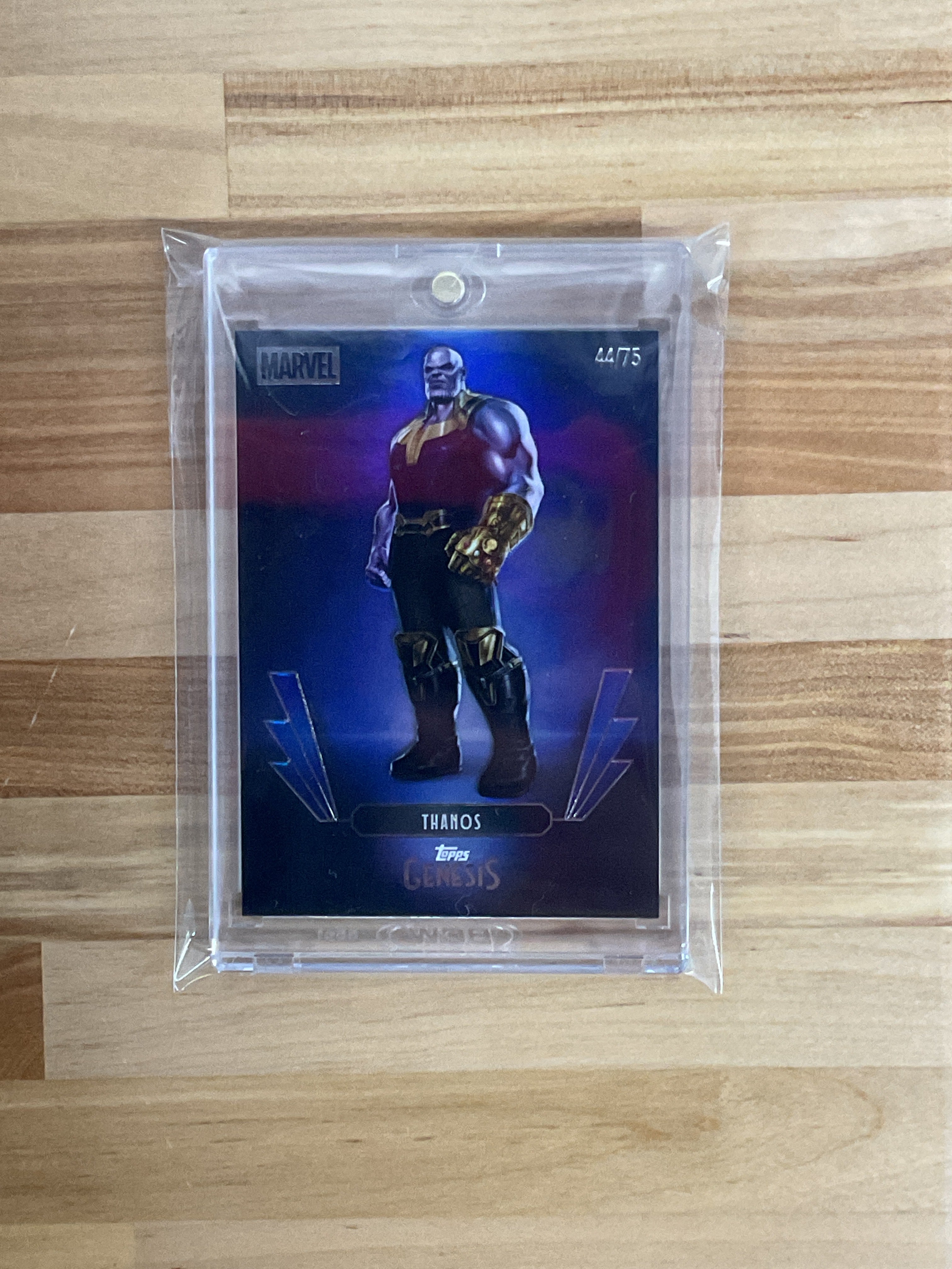 2025 Topps Disney Genesis Thanos Blue /75