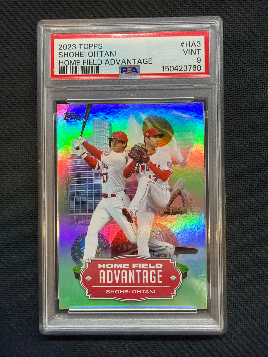 2023 Topps Shohei Ohtani Home Field Advantage PSA 9