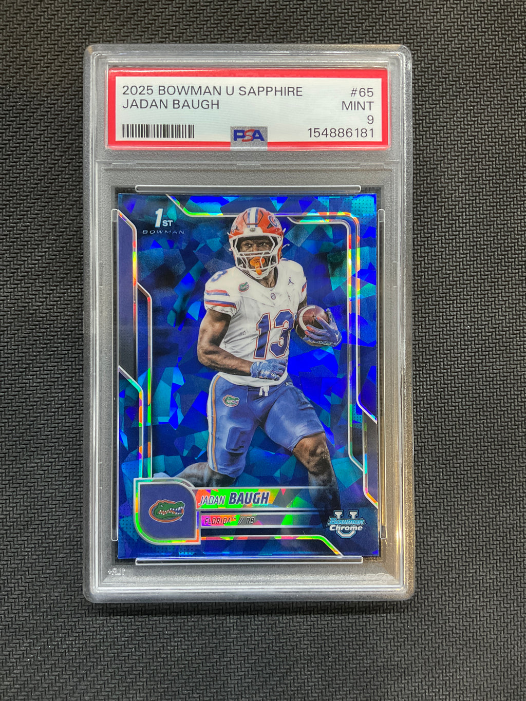 2025 Bowman U Sapphire Jadan Baugh PSA 9