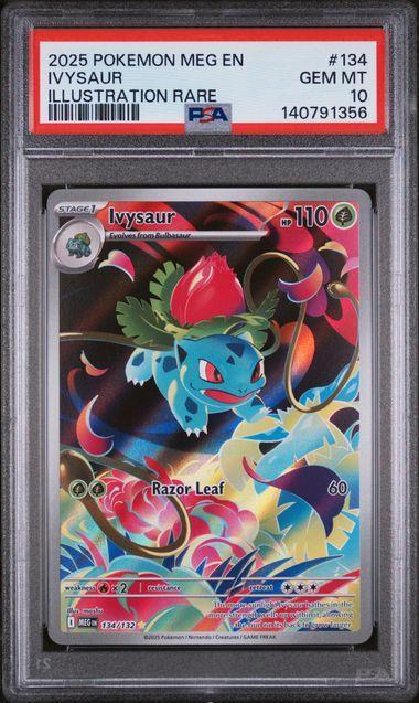 2025 Pokemon Mega Evolution Ivysaur 134 PSA 10