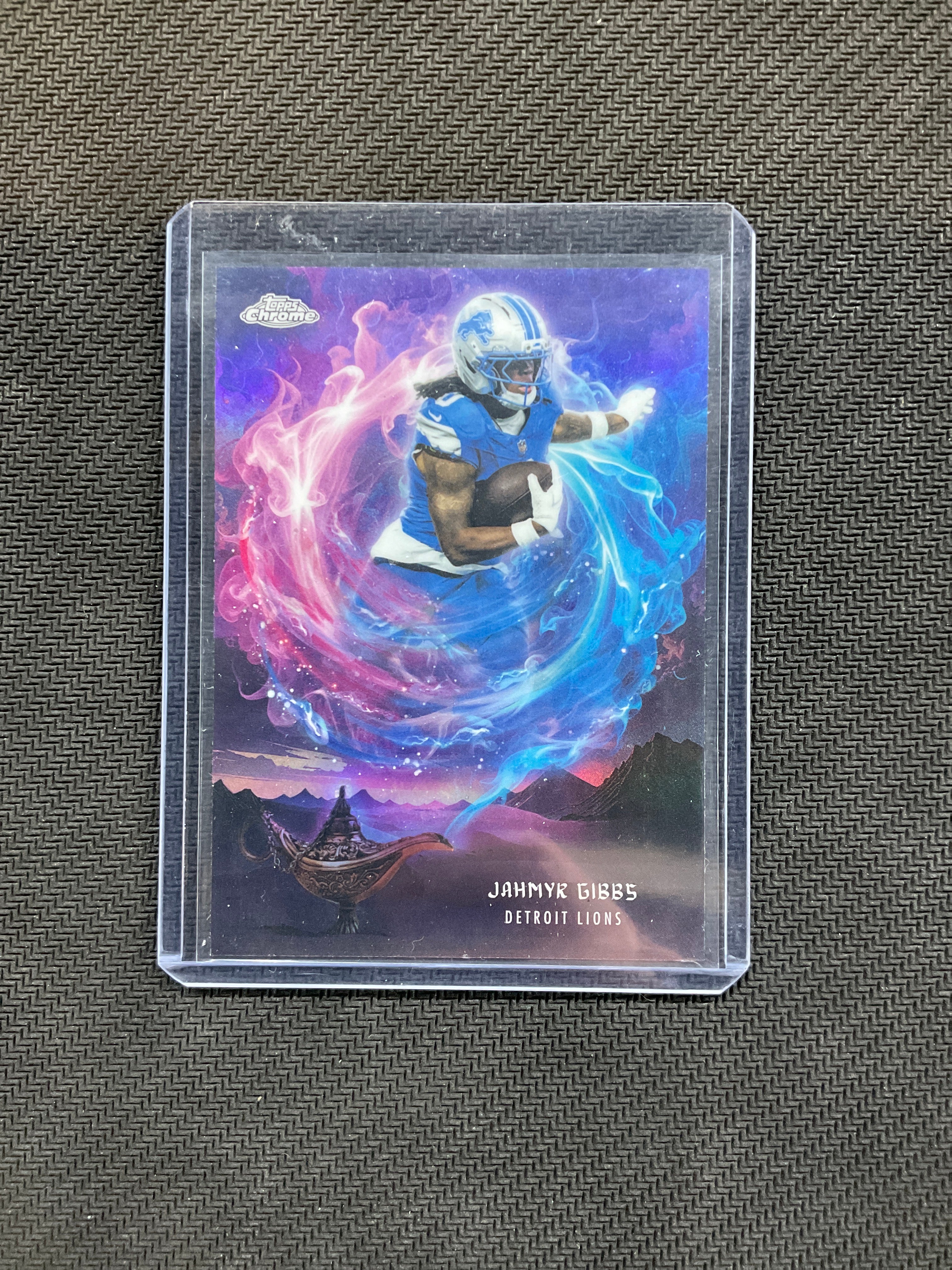 2025 Topps Chrome Jahmyr Gibbs Game Genies Case Hit