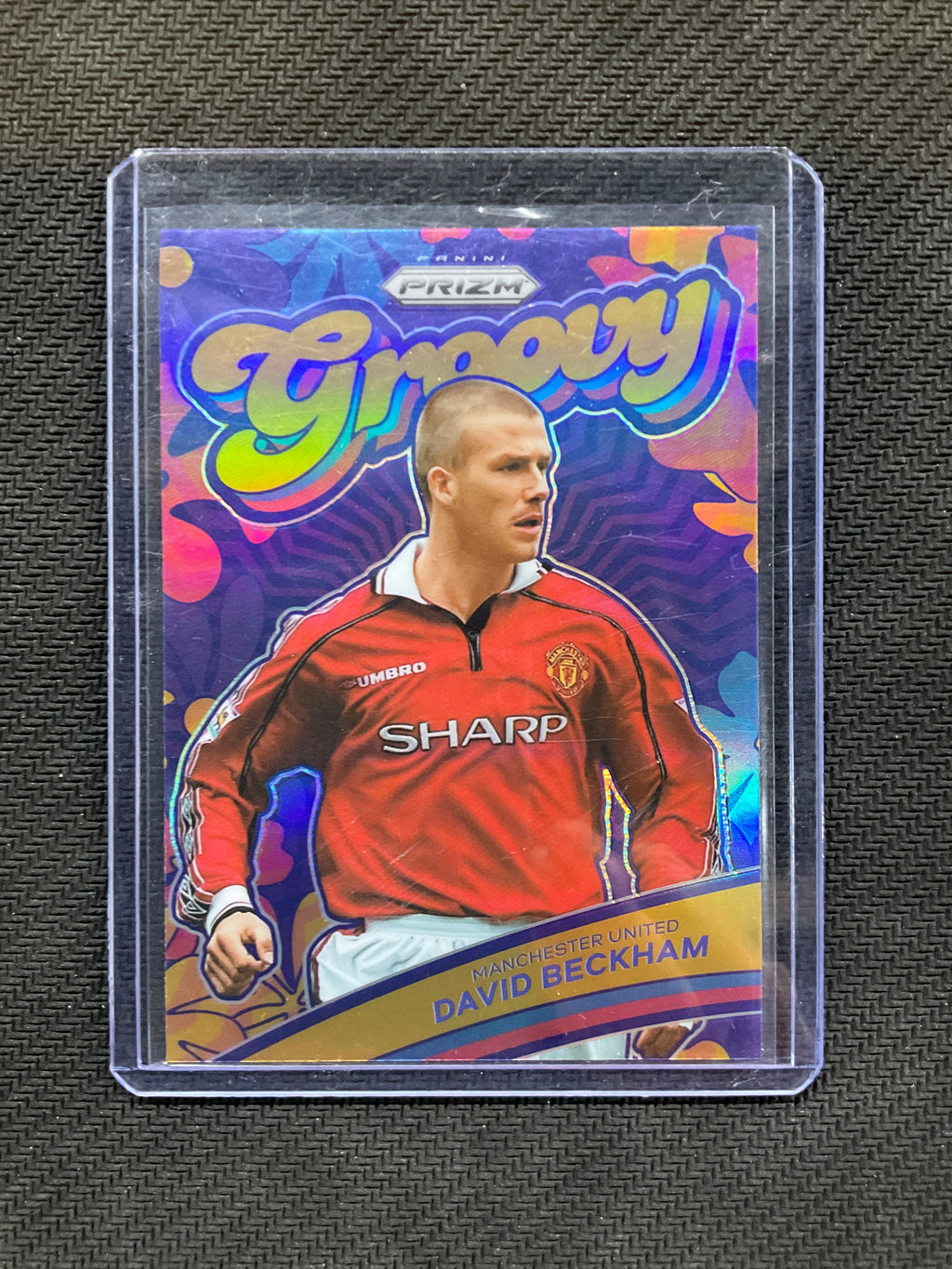 2023-24 Prizm Premier League David Beckham Groovy Manchester United