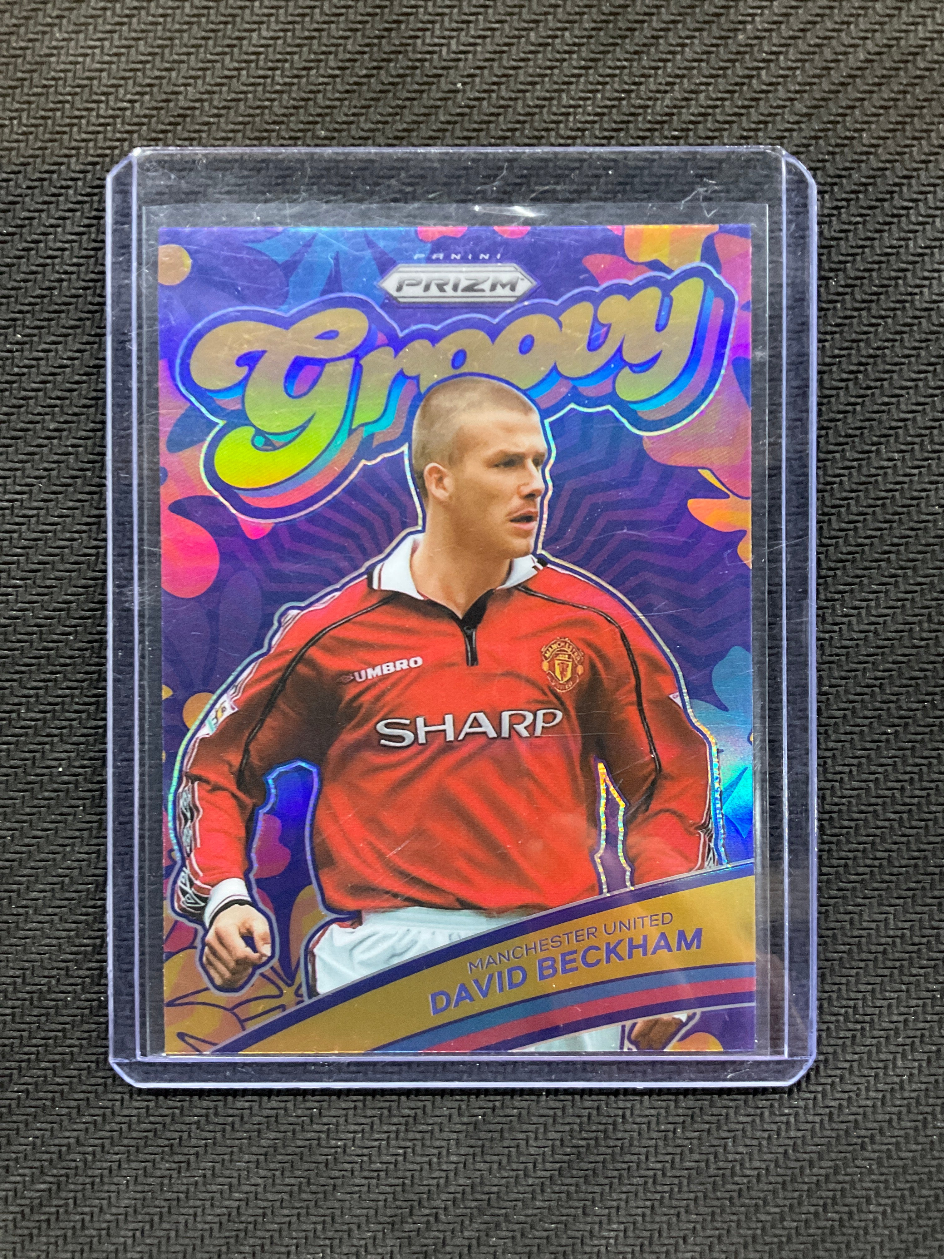 2023-24 Prizm Premier League David Beckham Groovy Manchester United
