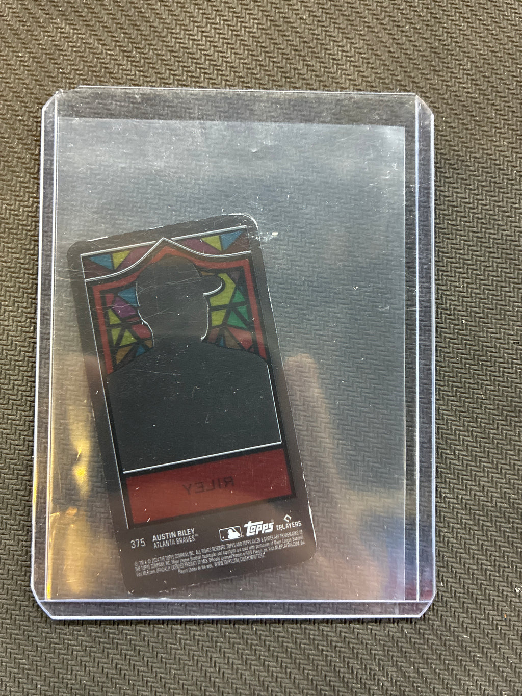 2024 Topps Allen & Ginter Austin Riley Mini Stained Glass Case Hit Braves