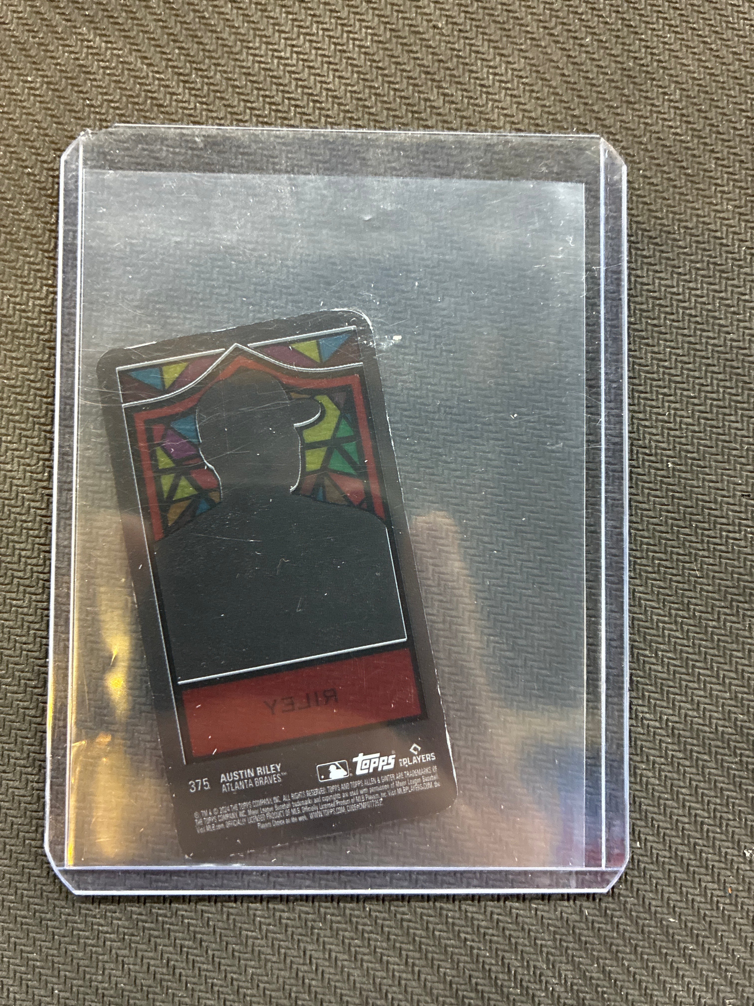 2024 Topps Allen & Ginter Austin Riley Mini Stained Glass Case Hit Braves