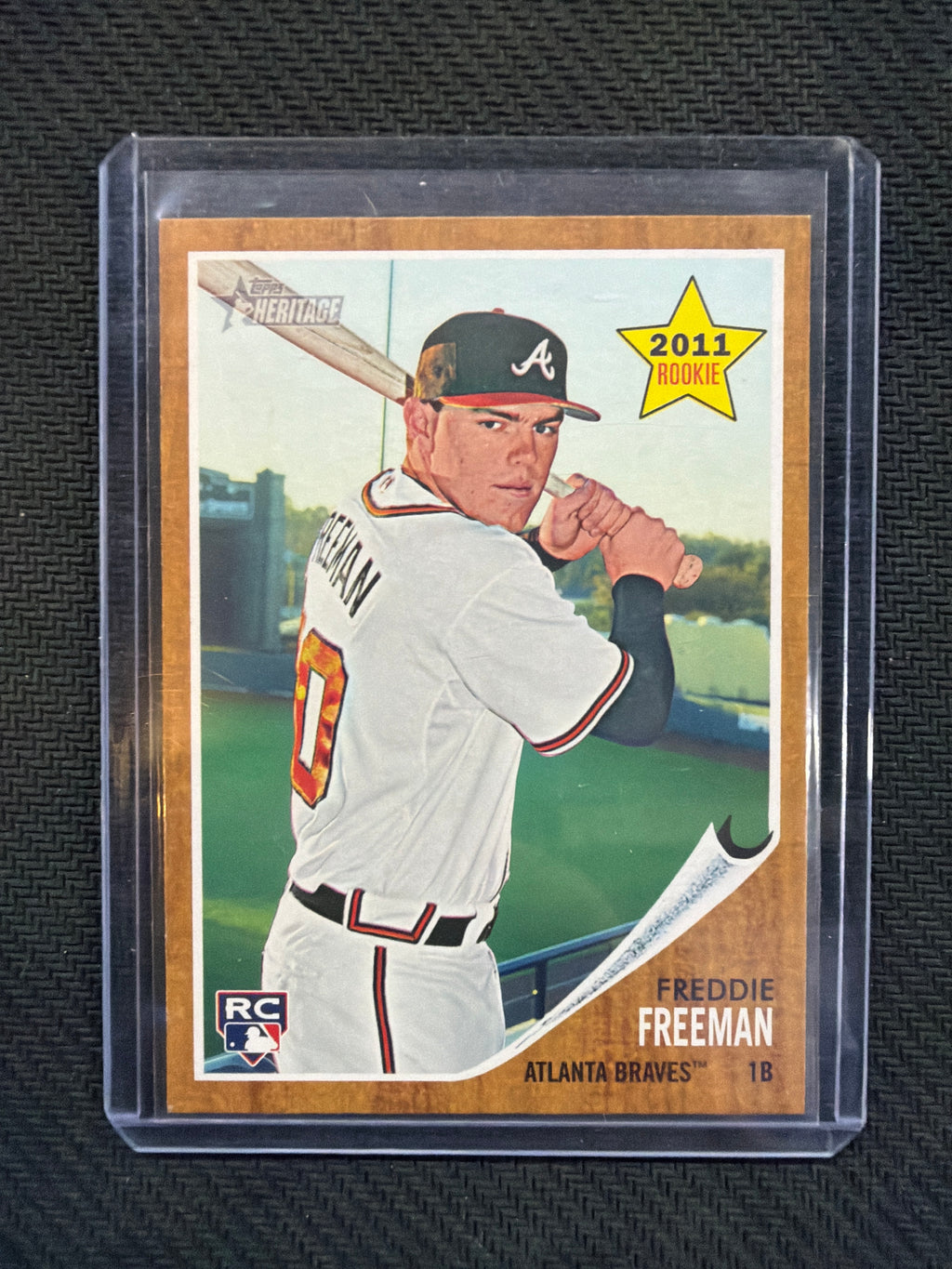 2011 Topps Heritage Freddie Freeman Rookie #76 Braves