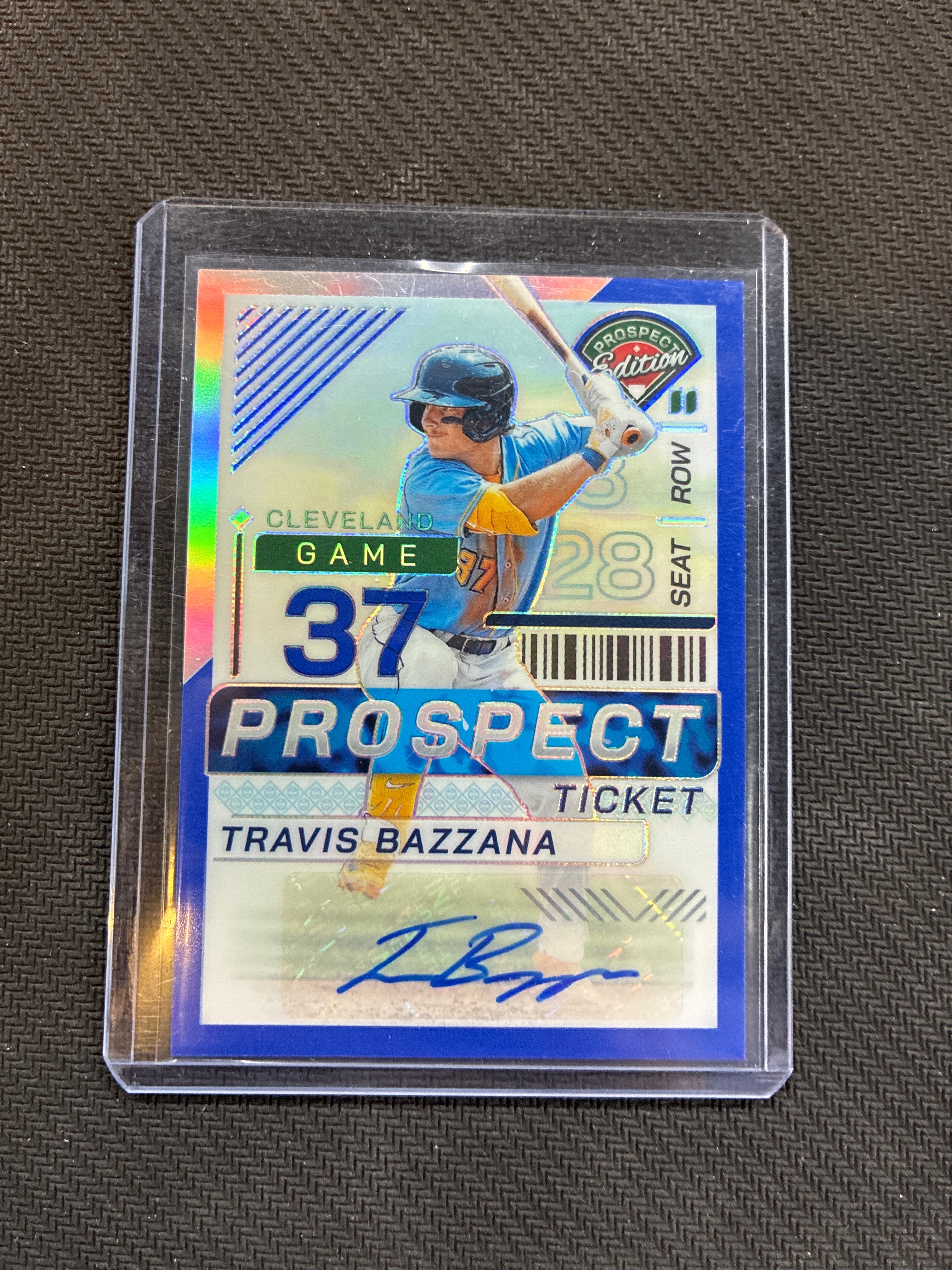 2024 Panini Prospect Edition Travis Bazzana Prospect Ticket Auto /149 Gaurdians