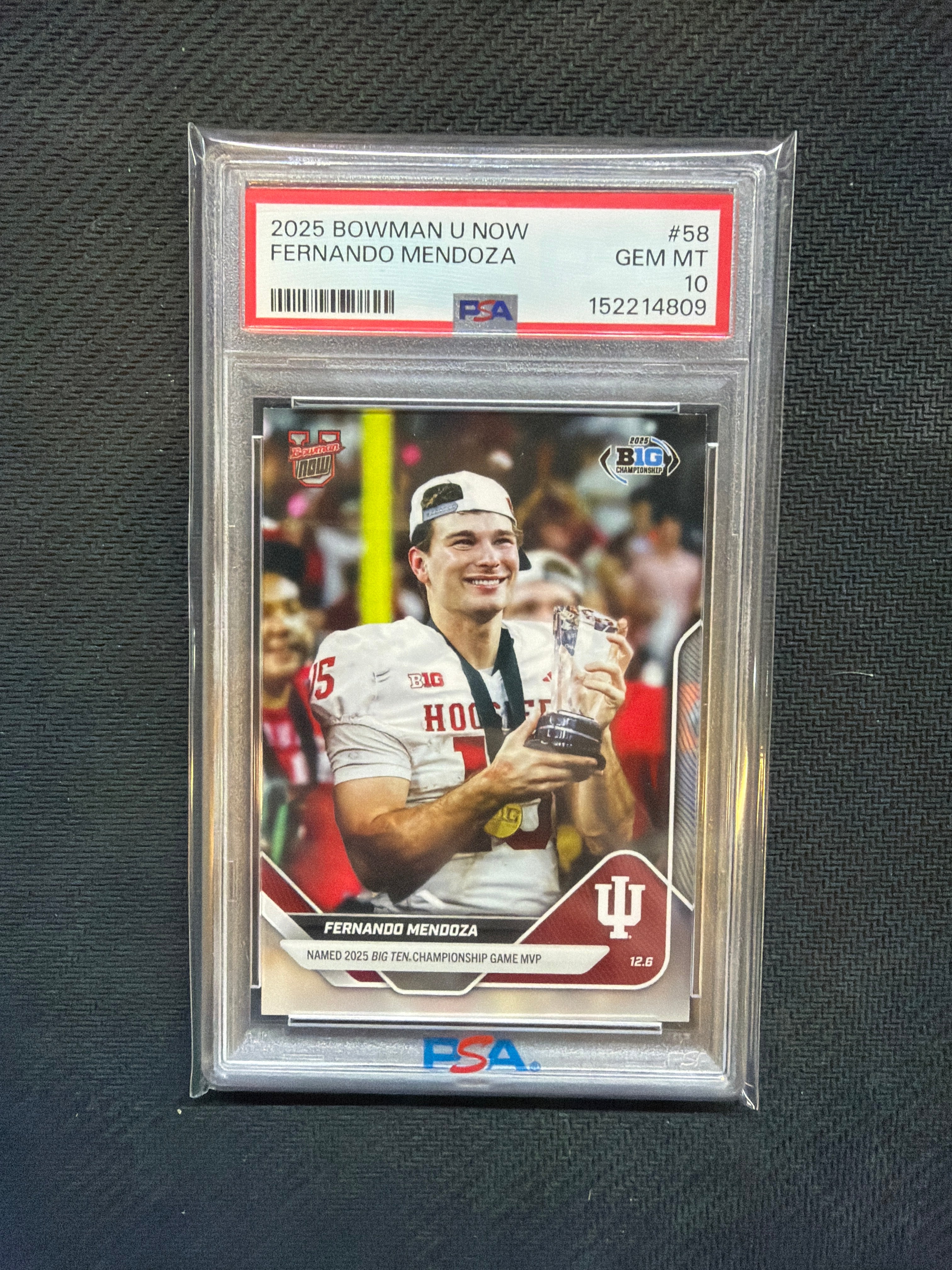 2025 Bowman U Now Fernando Mendoza #58 PSA 10 809