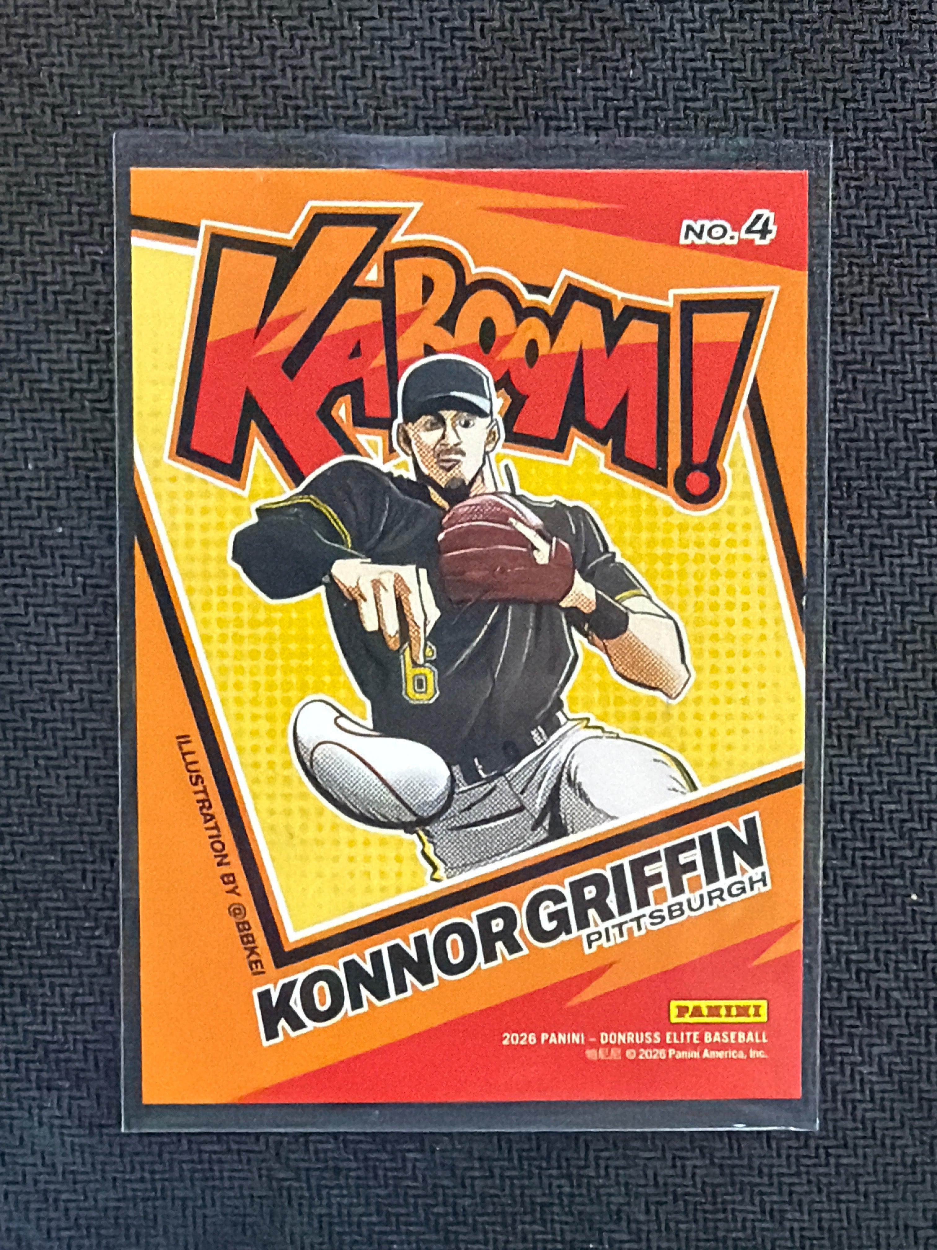 2026 Panini Donruss Elite Konnor Griffin Kaboom! Rookie Gold /10