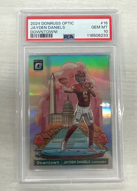 2024 Donruss Optic Jayden Daniels Downtown! PSA 10
