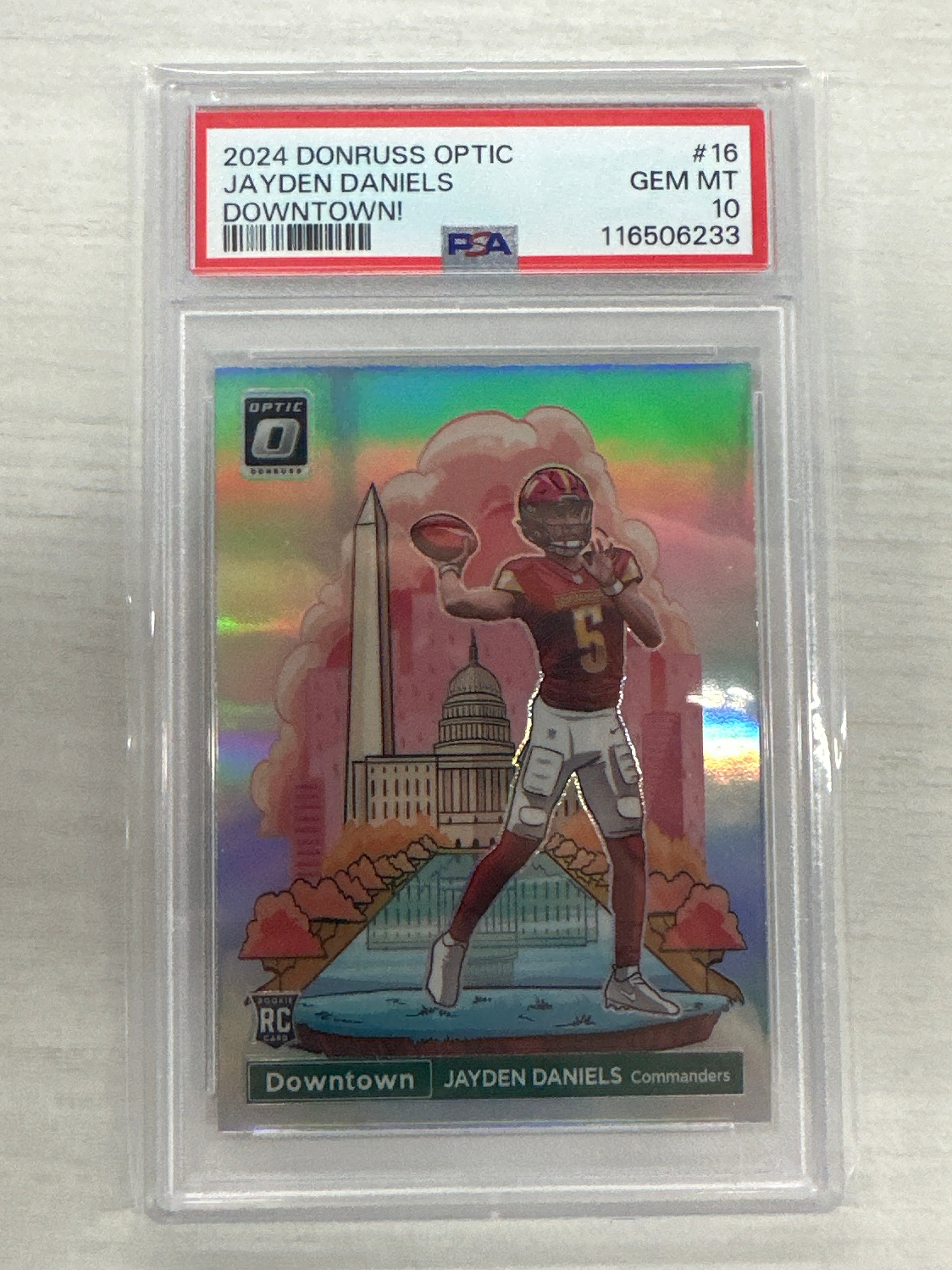 2024 Donruss Optic Jayden Daniels Downtown! PSA 10