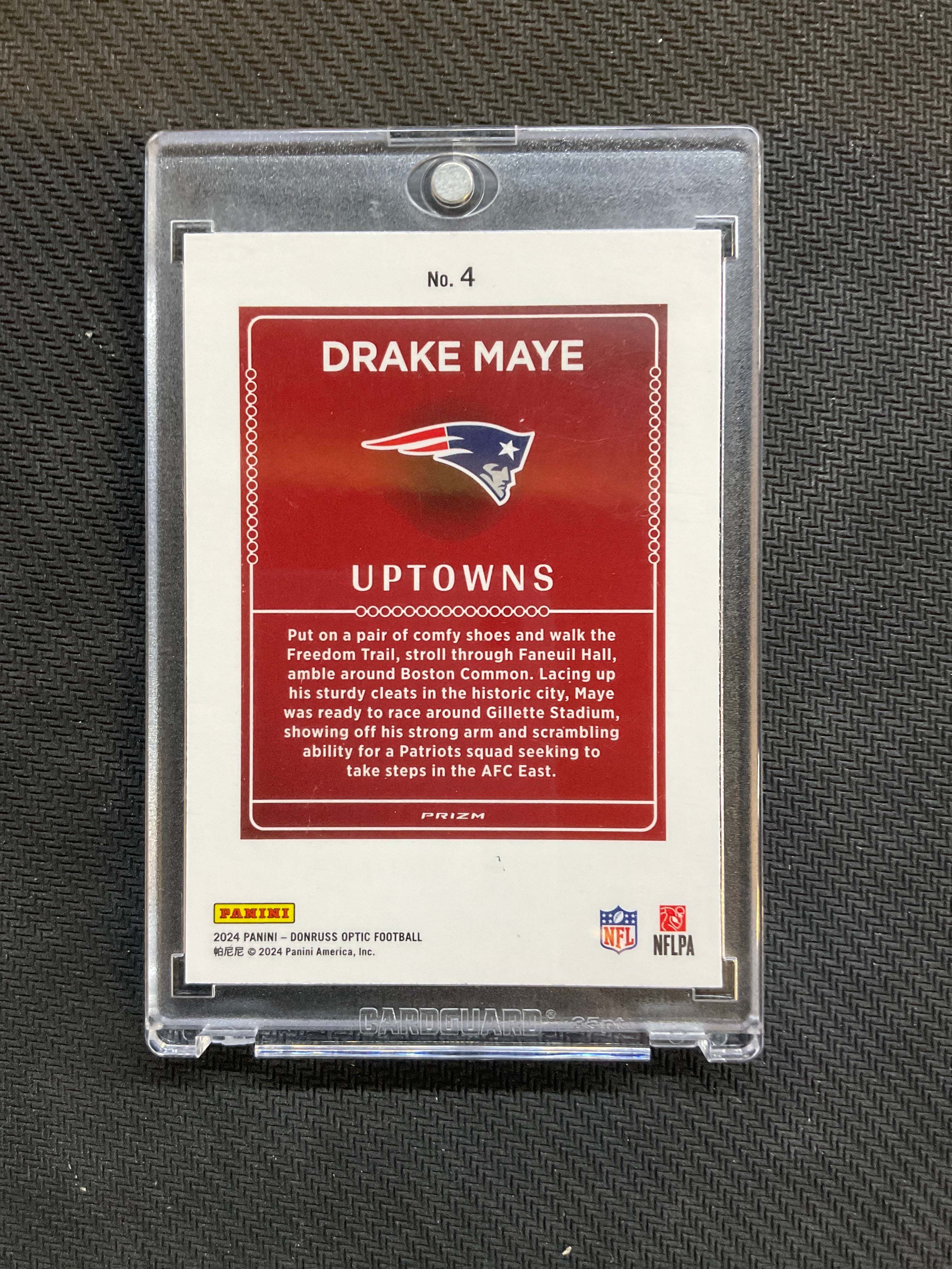 2024 Donruss Optic Drake Maye Rookie Uptowns