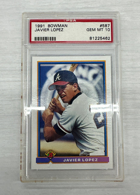 1991 Bowman Javier Lopez PSA 10