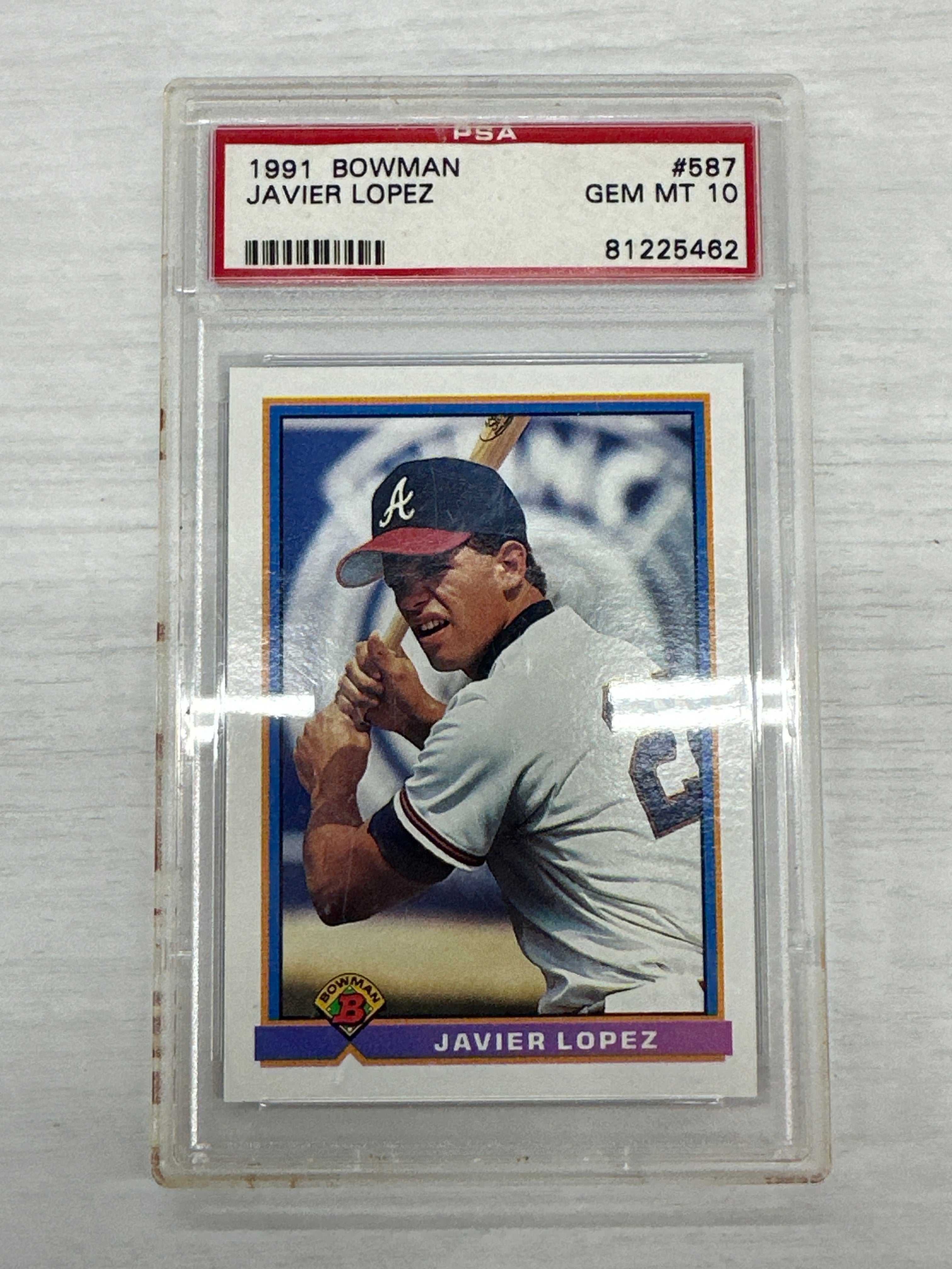 1991 Bowman Javier Lopez PSA 10