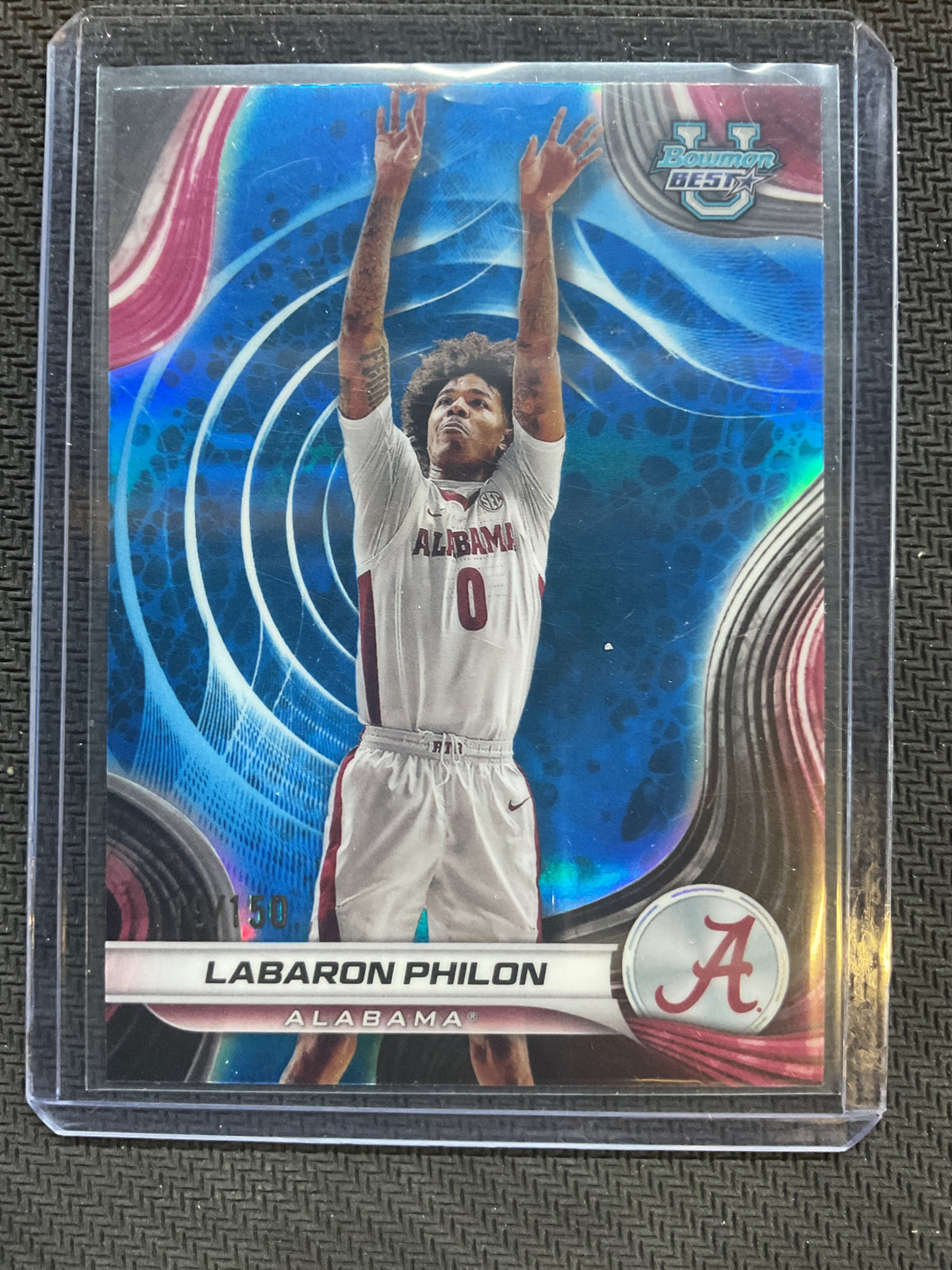 2025 Bowman's Best Labaron Philon Blue Refractor /150 Alabama