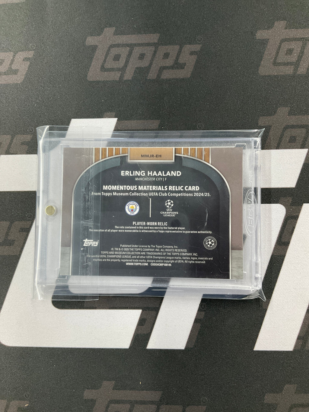 2025 Topps Museum Erling Haaland Patch /150 Man City