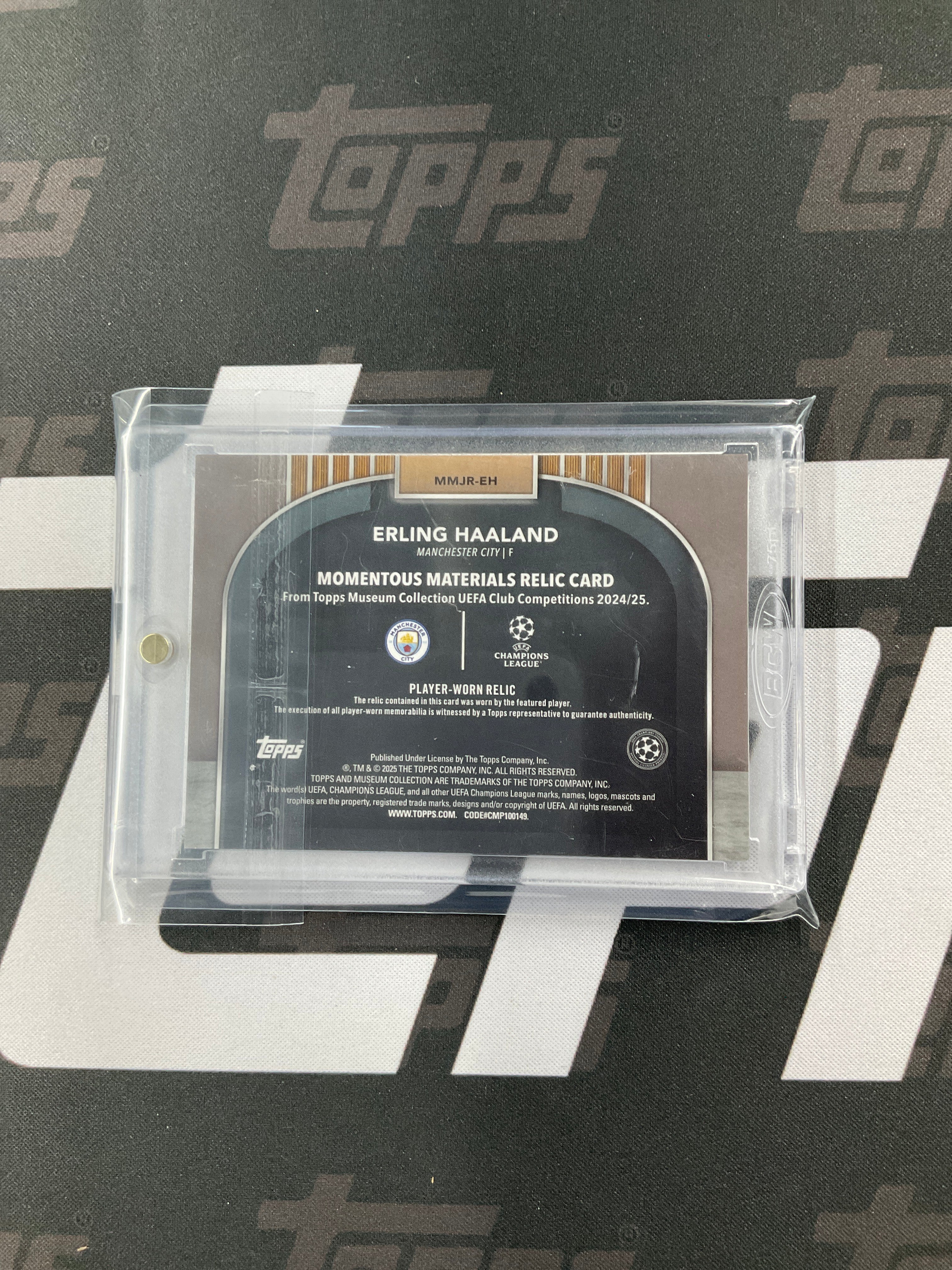 2025 Topps Museum Erling Haaland Patch /150 Man City