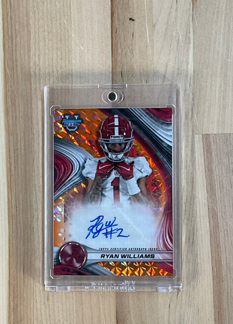 2024 Bowman's Best Ryan Williams Orange Auto /25