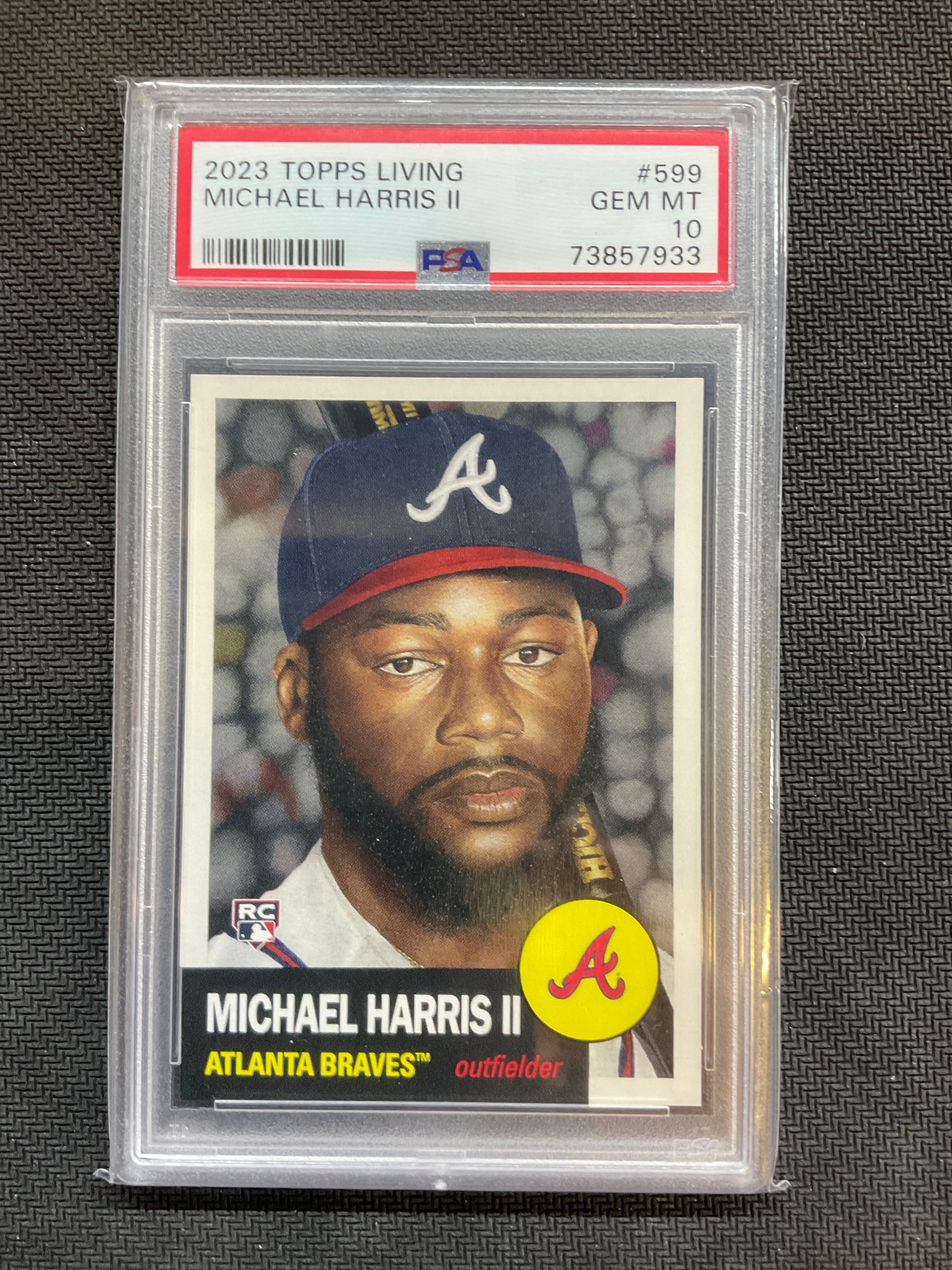 2023 Topps Living Michael Harris #599 Rookie PSA 10 Braves