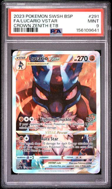 2023 Pokemon Promo Lucario Vstar SWSH291 PSA 9 641