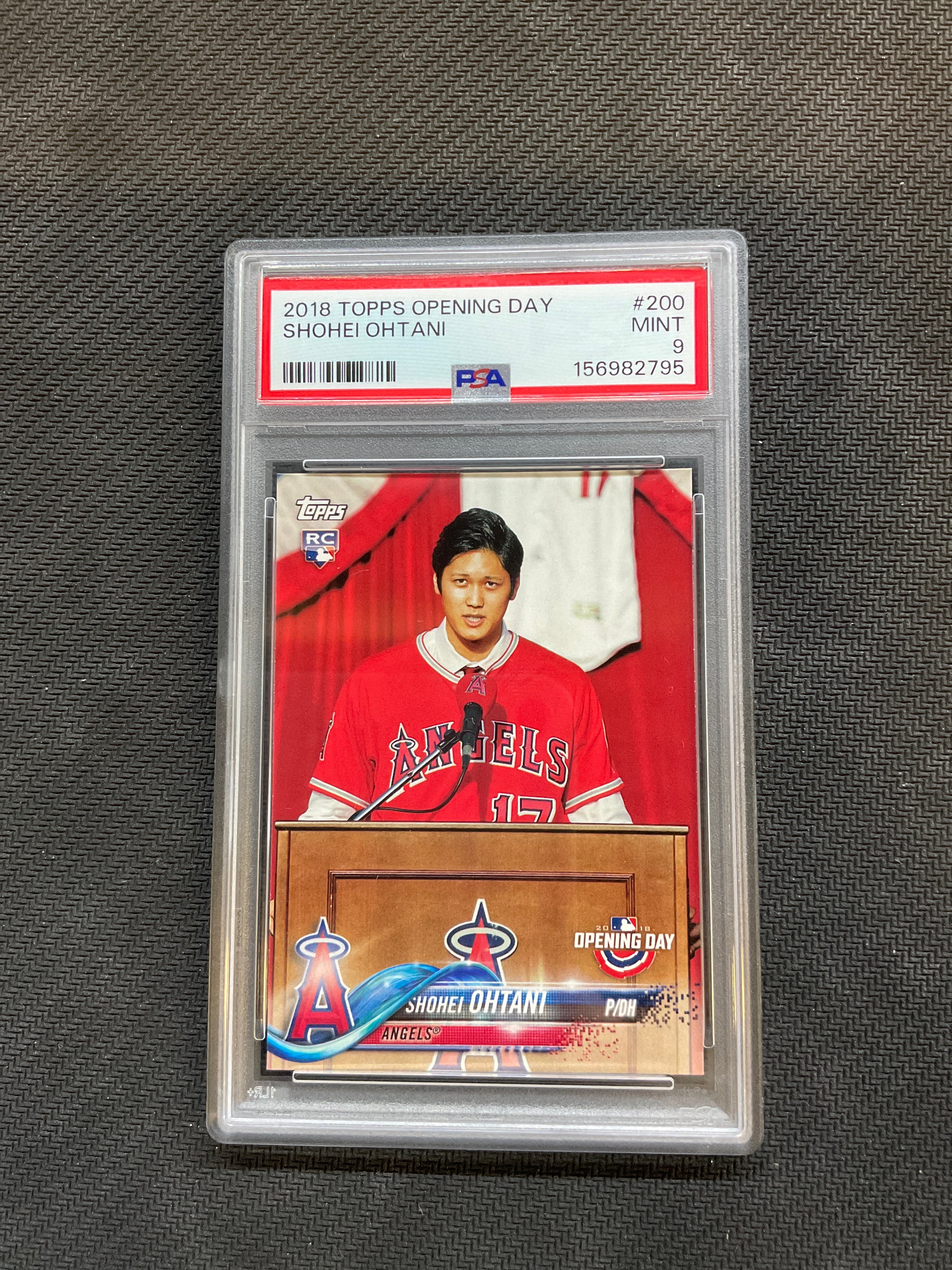 2018 Topps Opening Day Shohei Ohtani #200 Rookie PSA 9 795