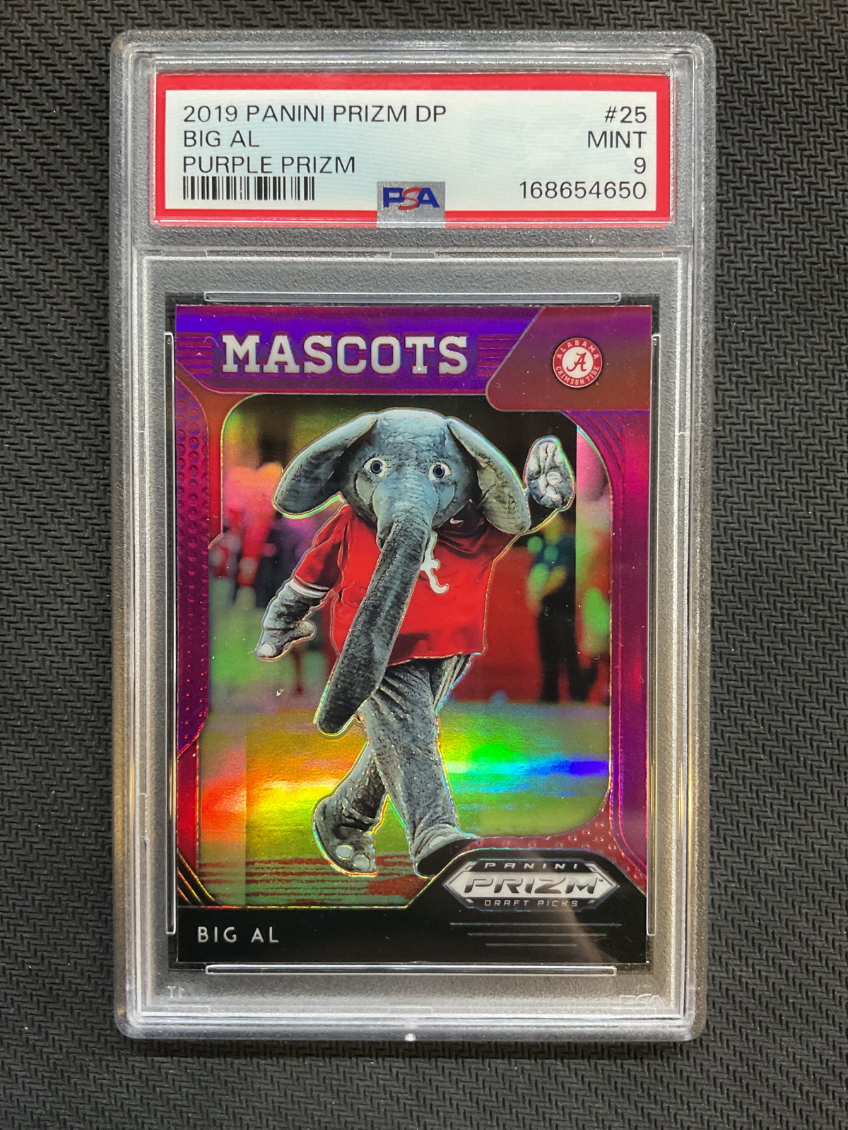 2019 Panini Prizm DP #25 Big AL Purple PSA 9