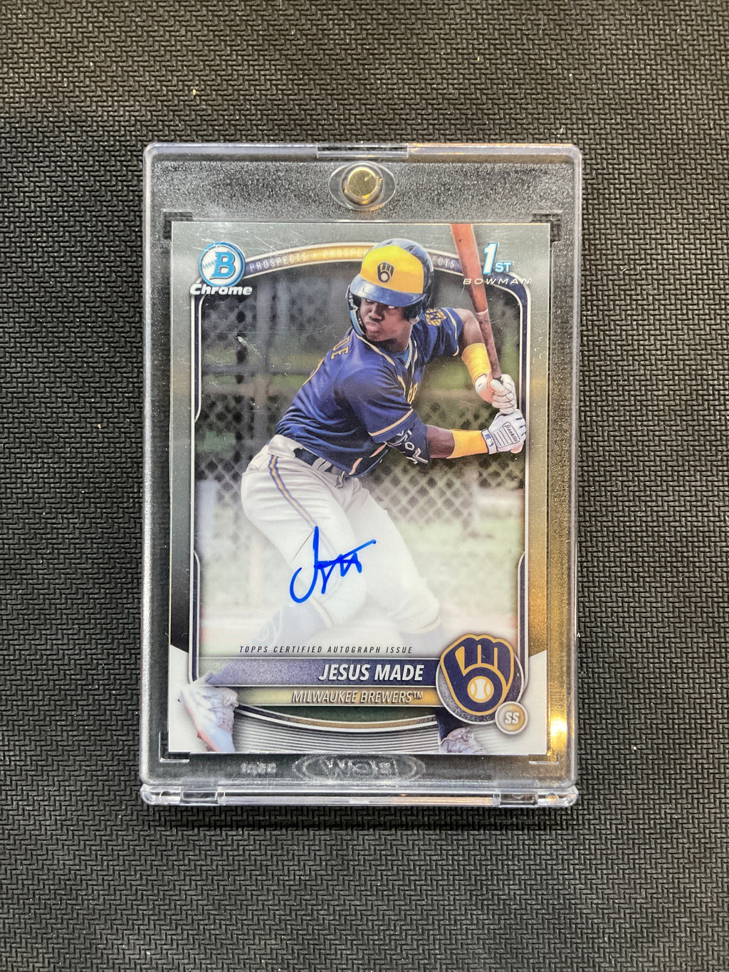 2025 Bowman Chrome Jesus Made 1st Bowman Auto Brewers