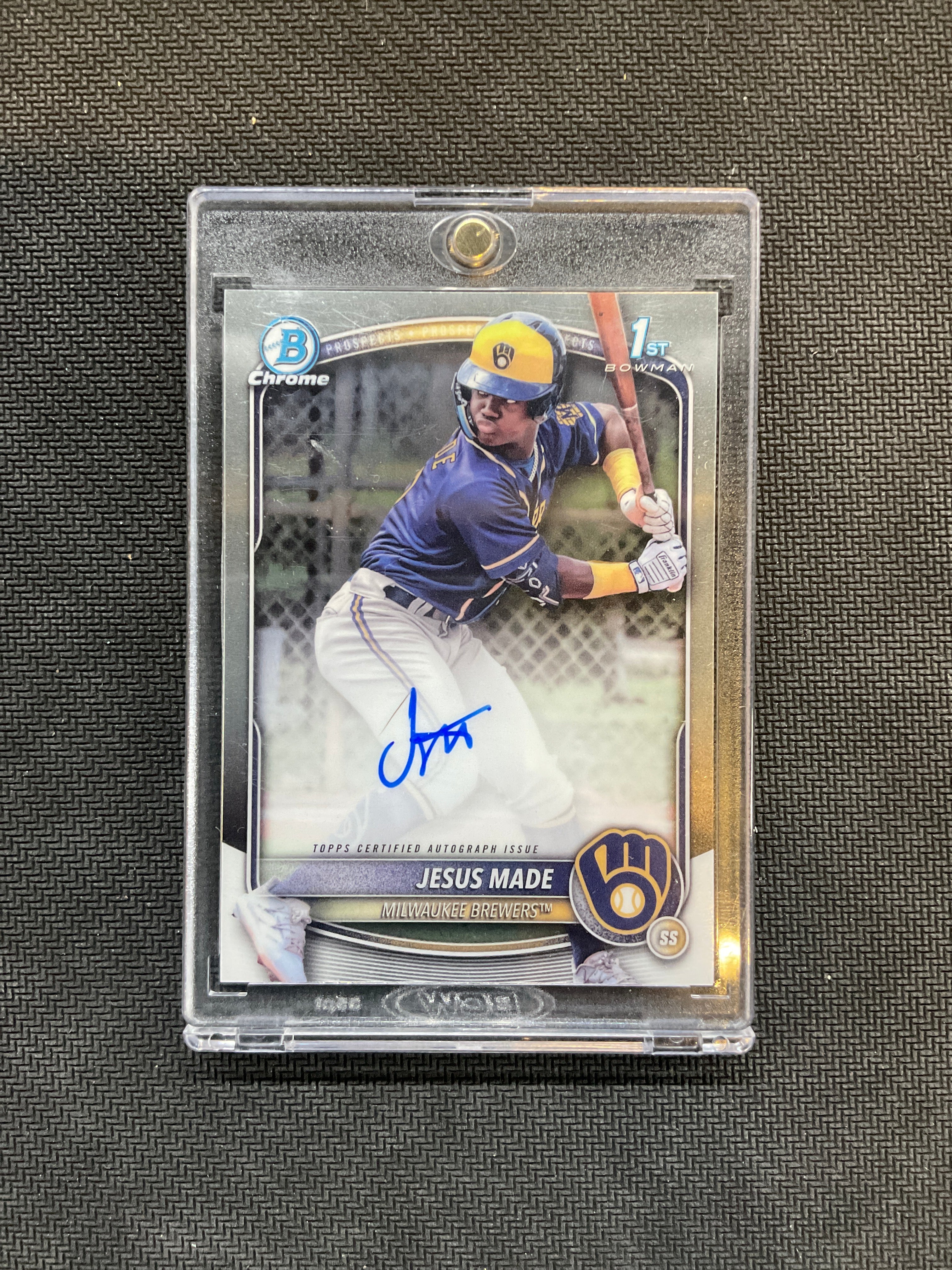 2025 Bowman Chrome Jesus Made 1st Bowman Auto Brewers