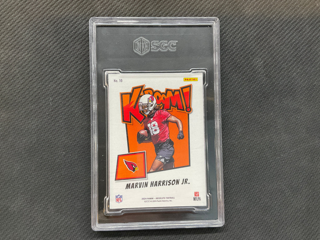 2024 Panini Absolute Marvin Harrison Jr. Kaboom! SGC 10