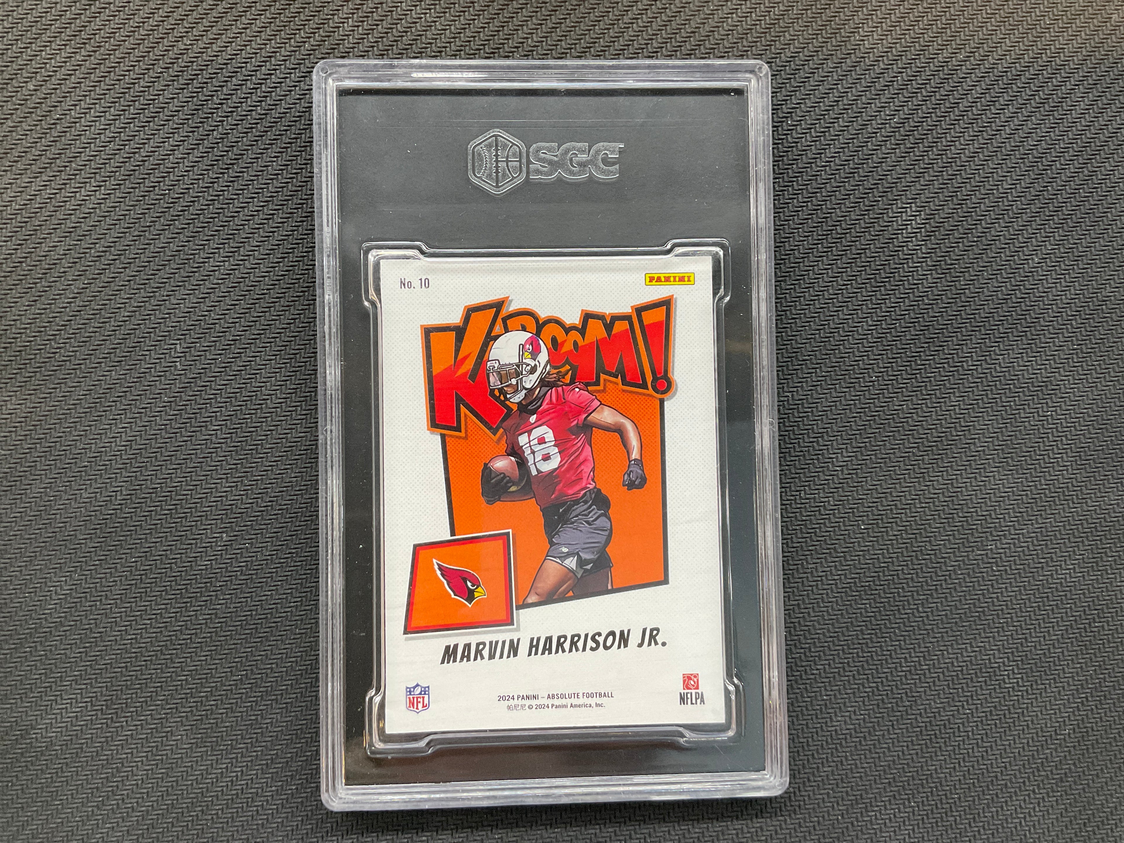 2024 Panini Absolute Marvin Harrison Jr. Kaboom! SGC 10