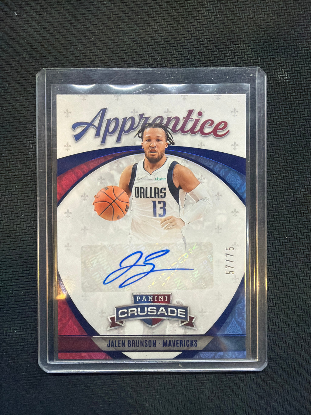 2021-22 Panini Chronicles Apprentice Signatures Jalen Brunson /75 Mavericks