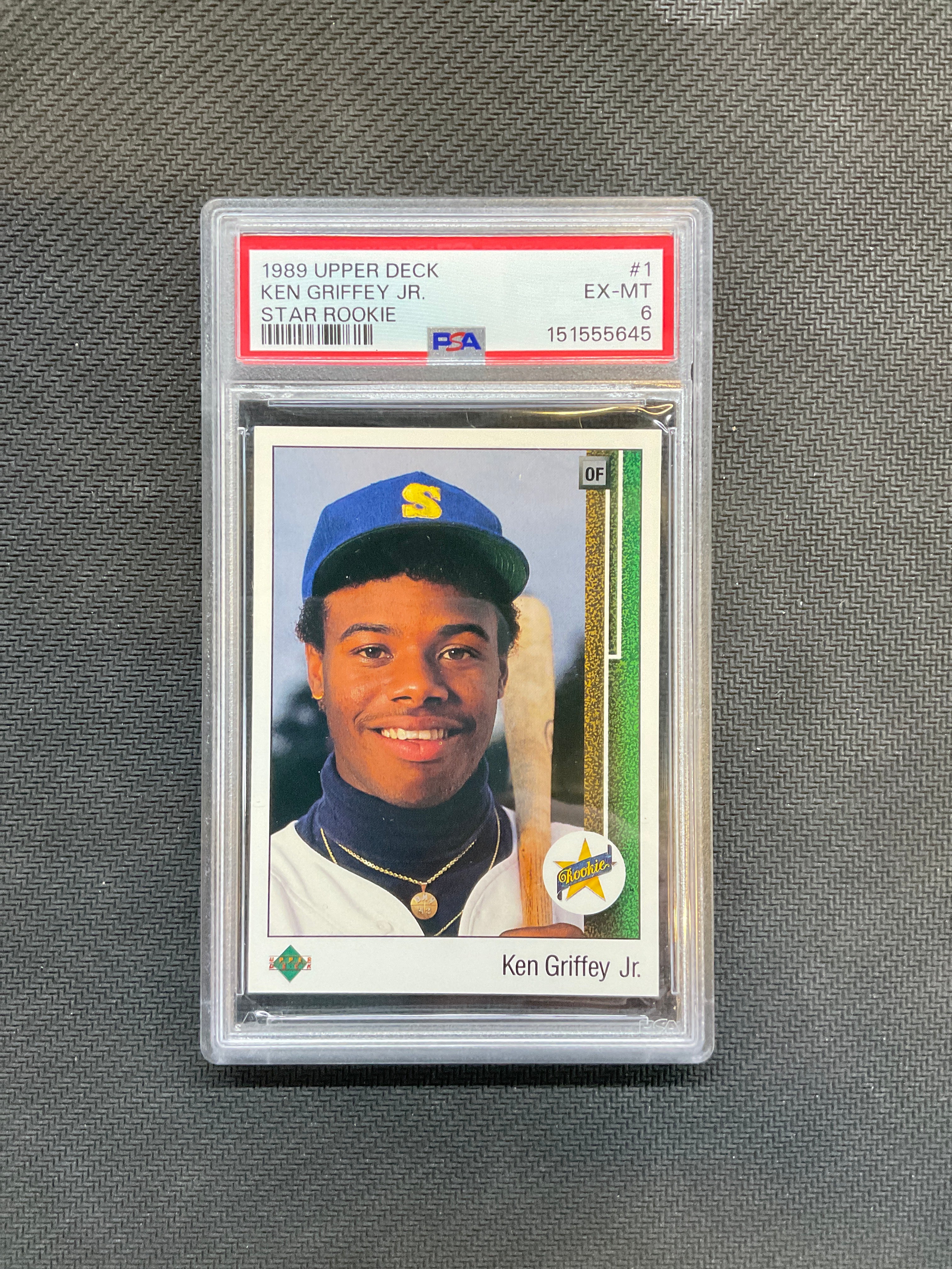 1989 Upper Deck Ken Griffey Jr. PSA 6 Star Rookie 645