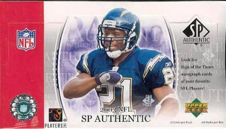 2003 Upper Deck SP Authentic Football Hobby Box