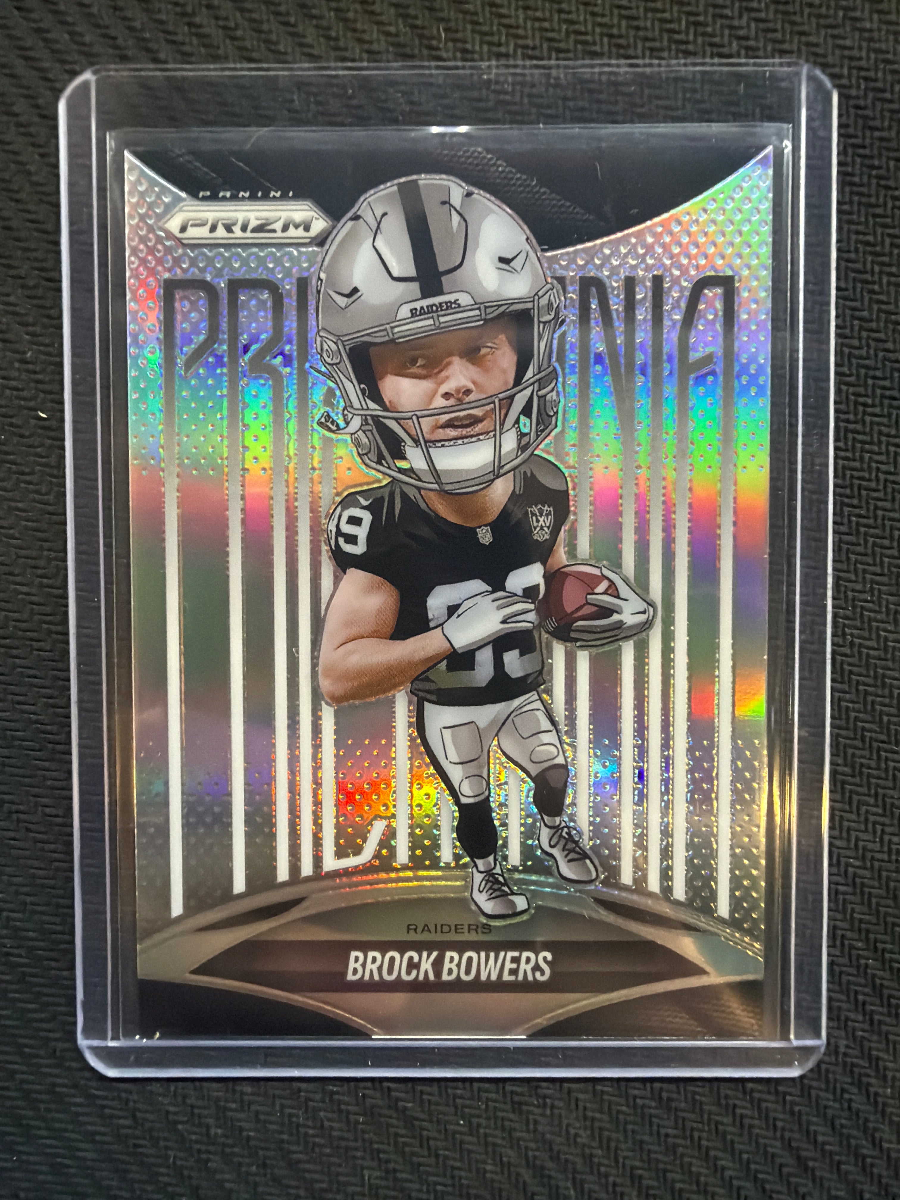 2025 Panini Prizm Brock Bowers Prizmania #17 Raiders