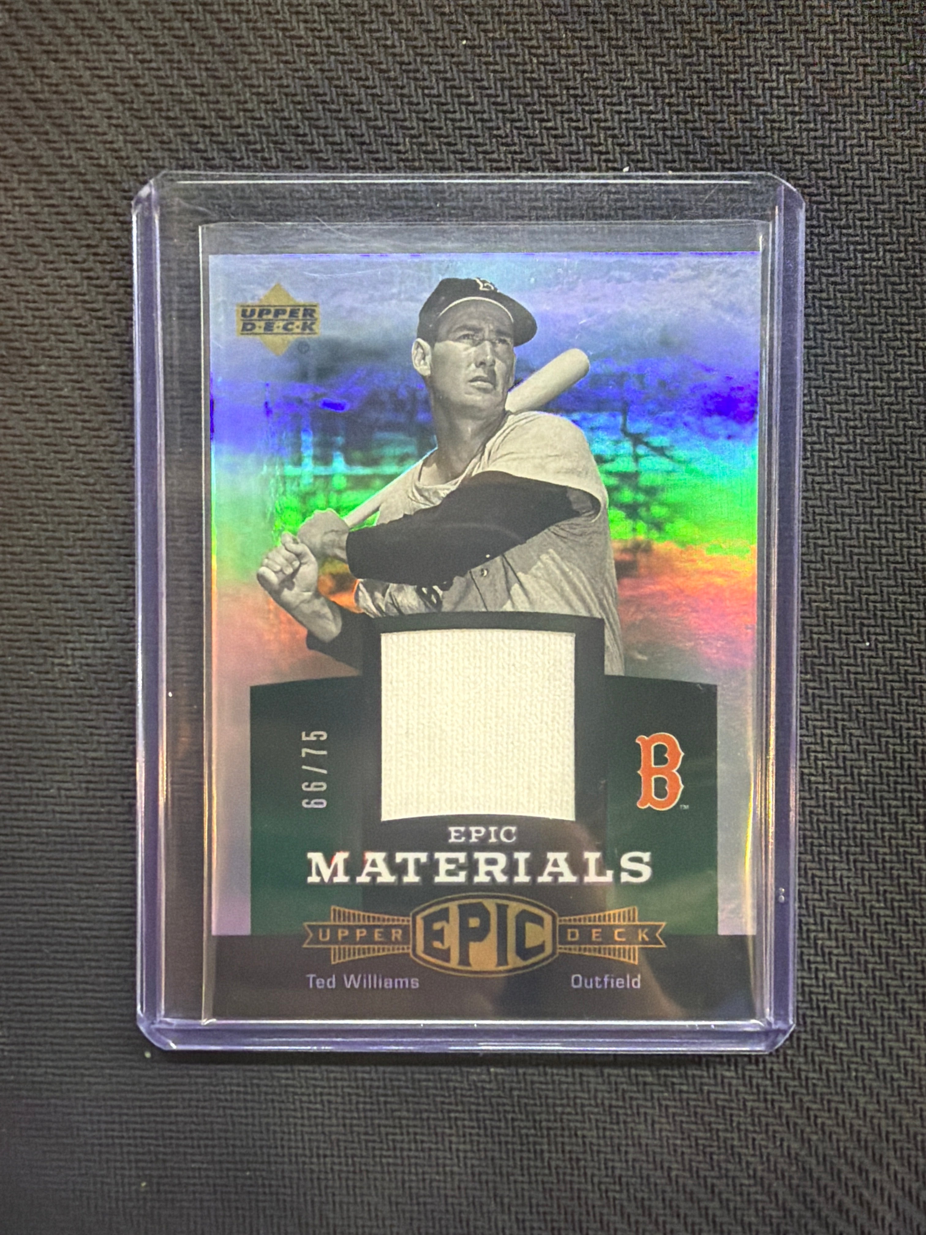 2006 Upper Deck Ted Williams Epic Materials /75 GAME USED