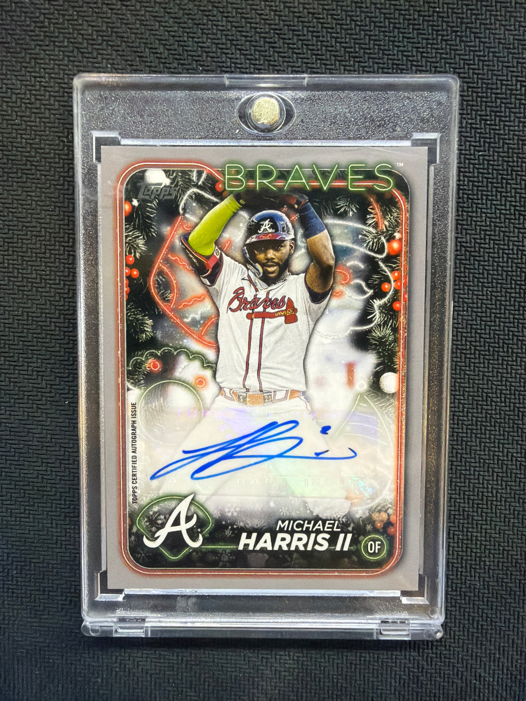 2024 Topps Holiday Michael Harris Auto Braves
