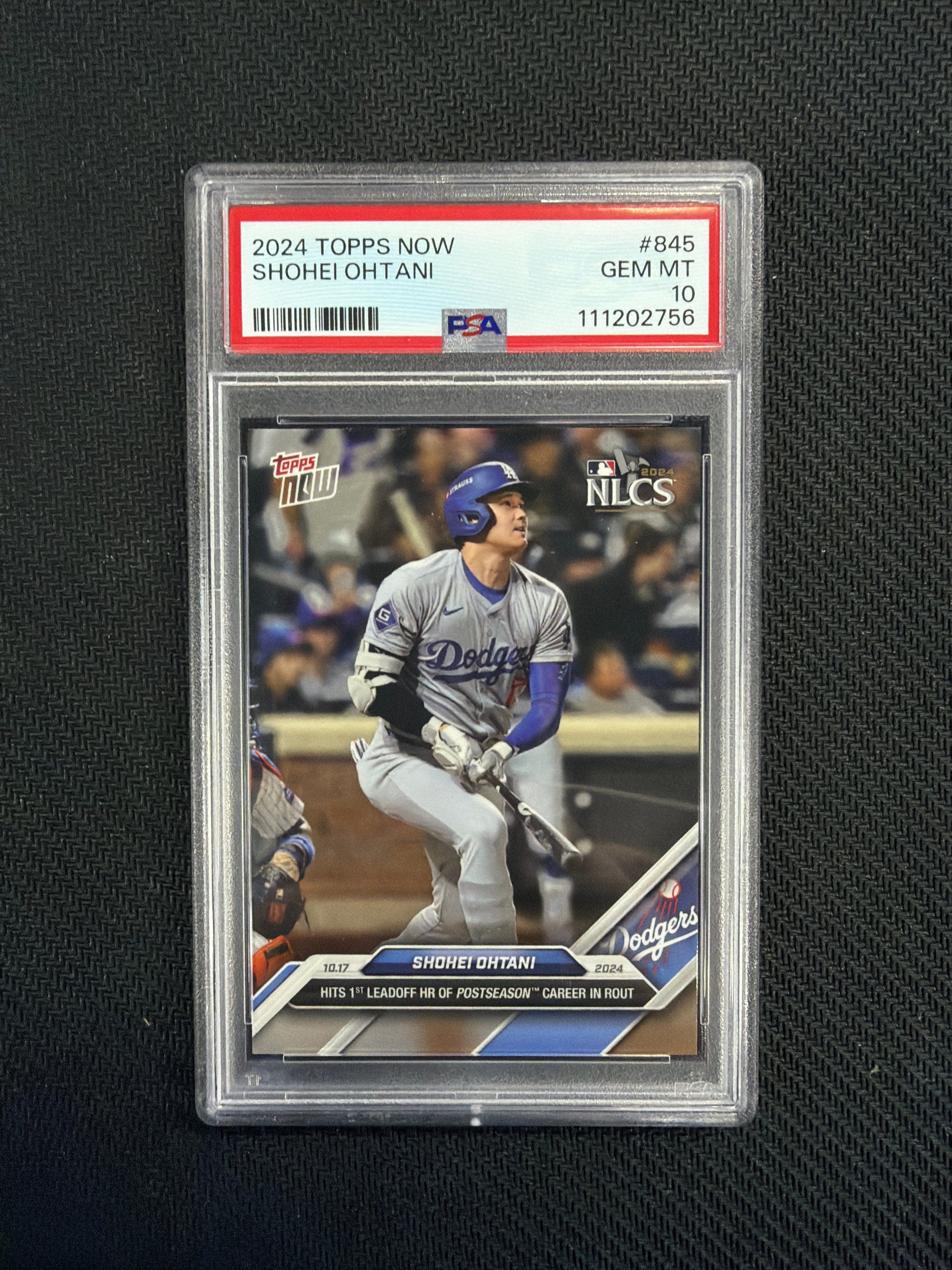 2024 Topps Now Shohei Ohtani #845 PSA 10 Dodgers